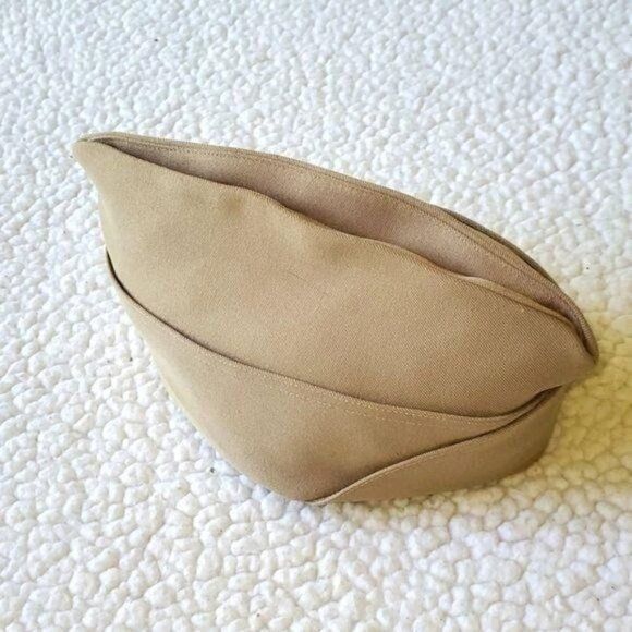 Vintage Bernard Vintage Sz. 7 Beige Snap Cap Costume Size ONE SIZE - 1 Thumbnail