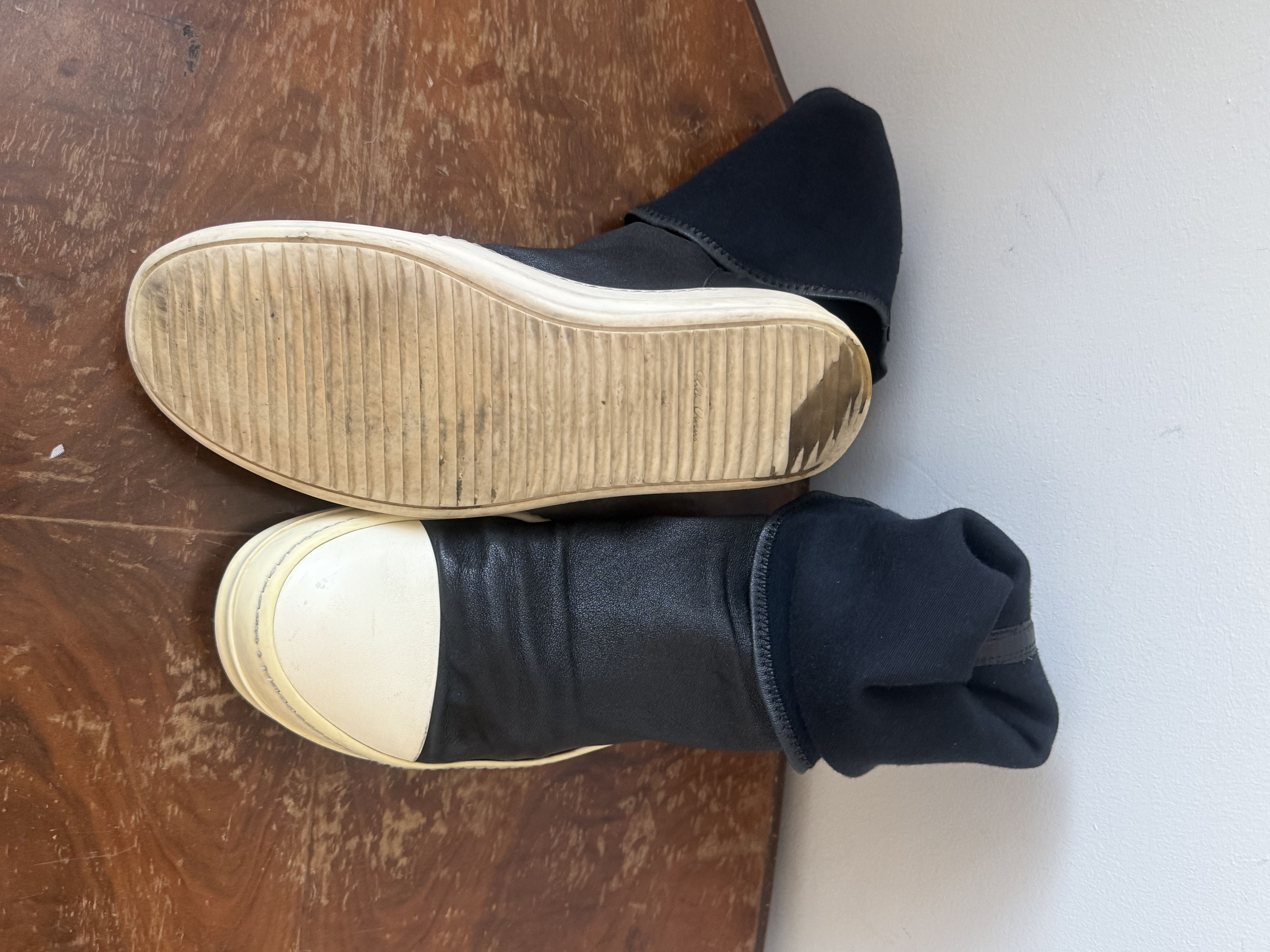 Rick Owens Rick Owens Mainline Leather Sock Ramones Size US 10 / EU 43 - 5 Thumbnail