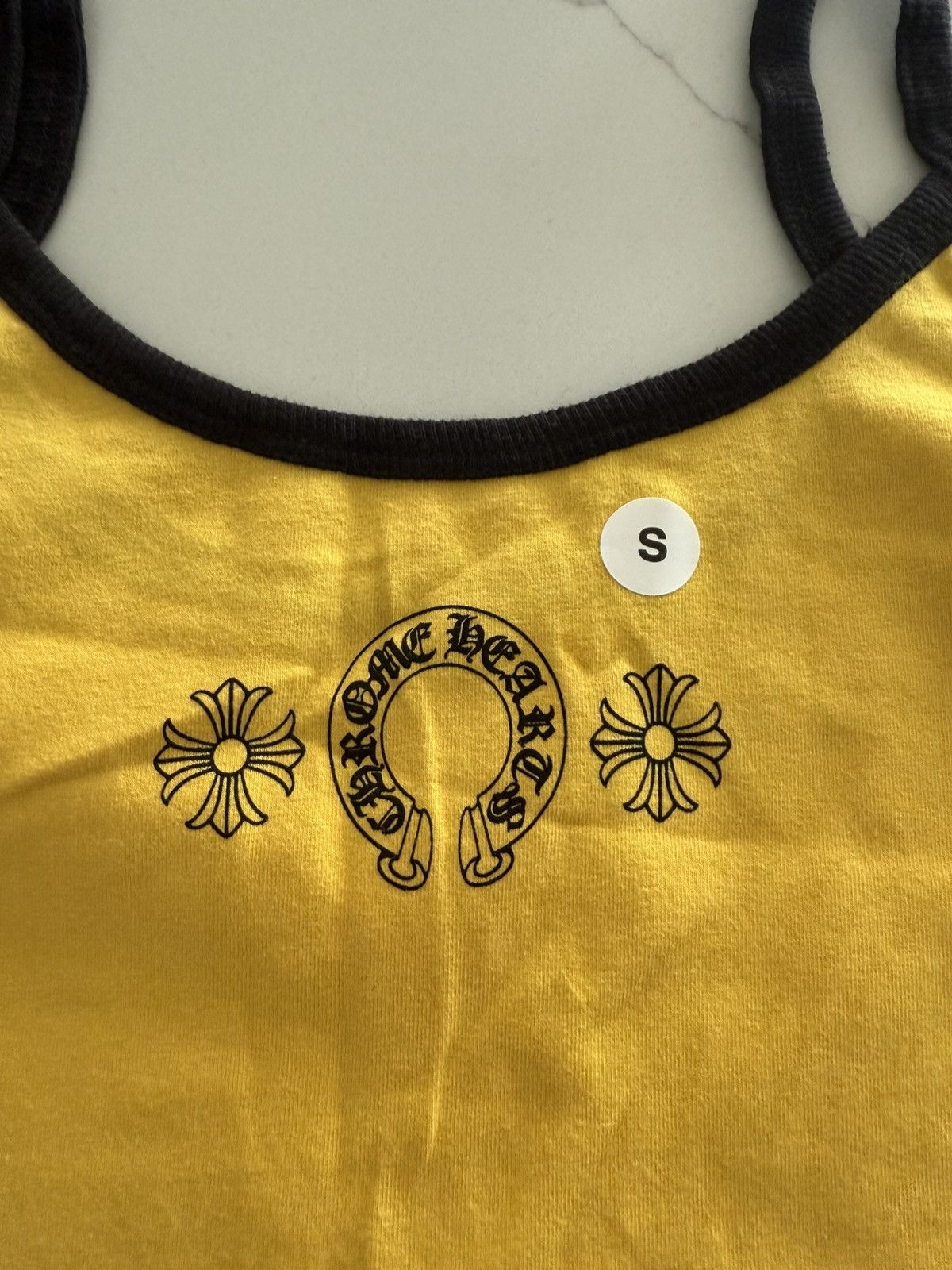 Chrome Hearts 🔥Chrome Hearts Roller Skater Yellow Tank Top🔥 Size S / US 4 / IT 40 - 4 Thumbnail