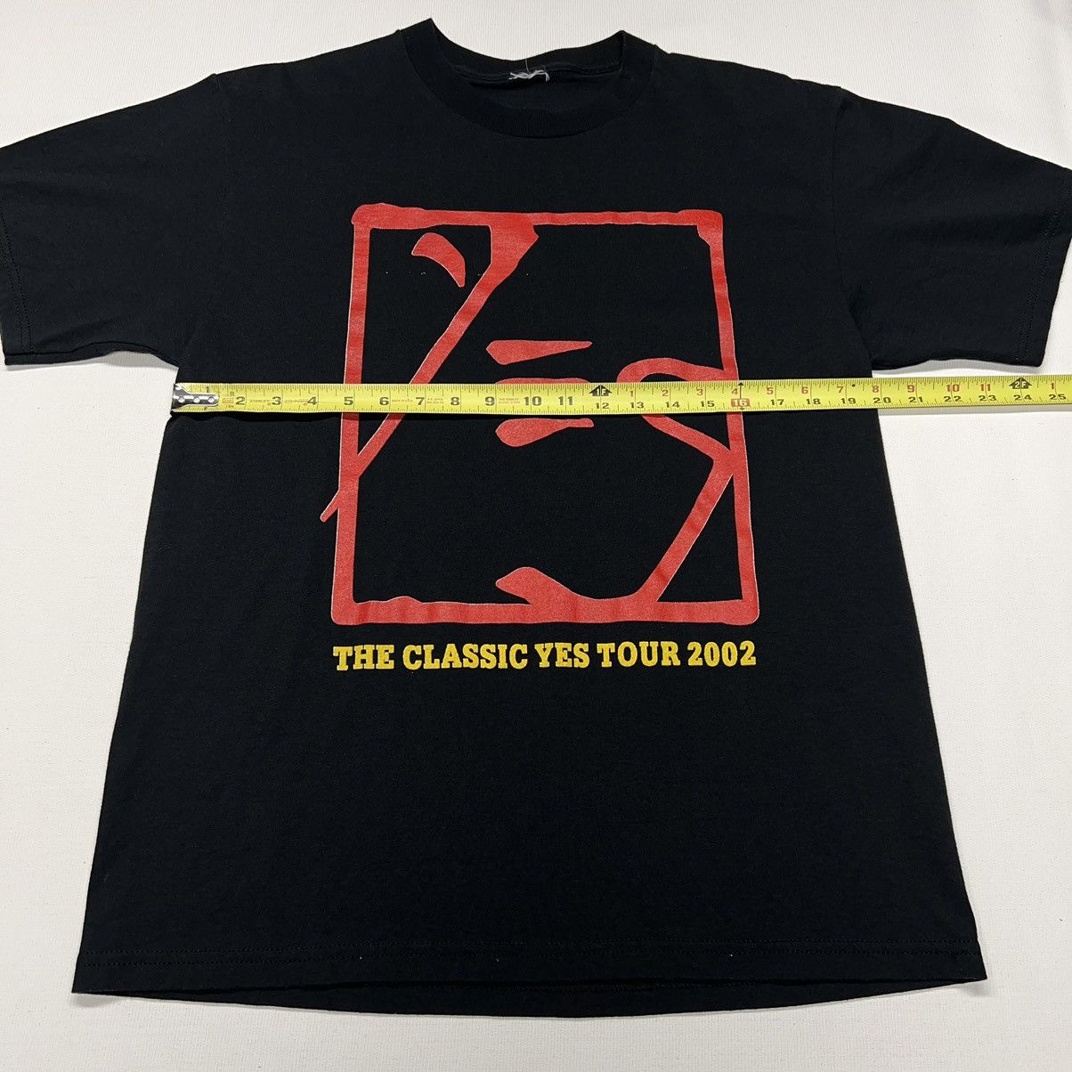 Band Tees × Vintage VTG Yes Band Tee Shirt Black Tour Rock Music Retro Graphic Size US L / EU 52-54 / 3 - 14 Thumbnail