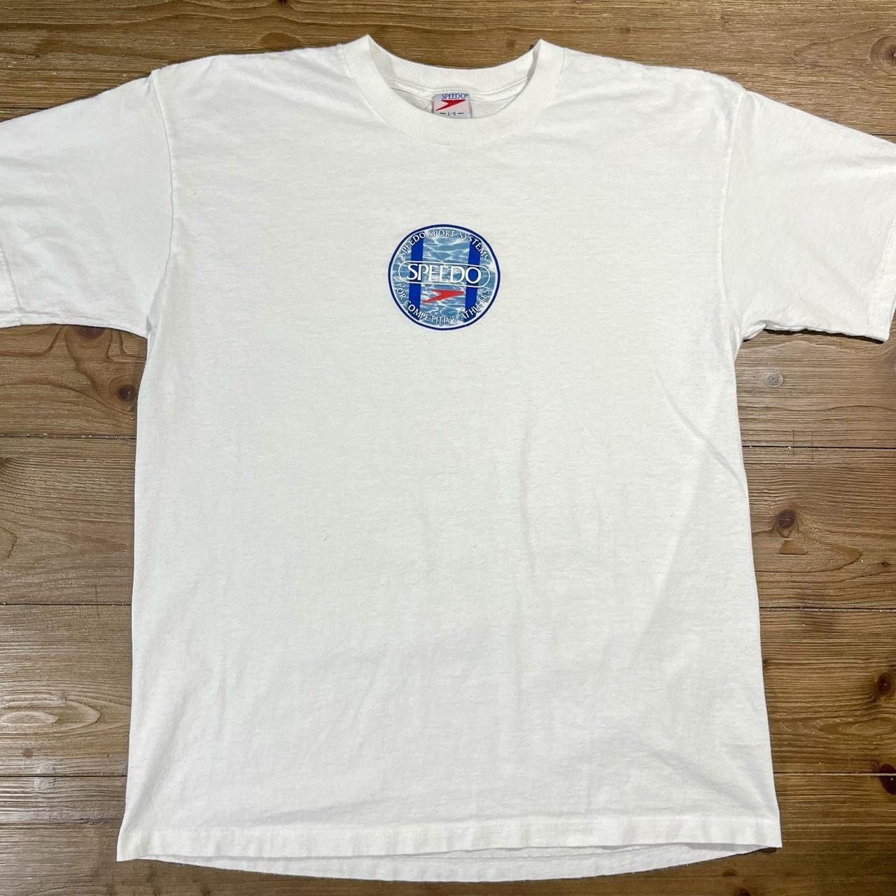 Speedo × Vintage Vintage 90’s Speedo Sport Sytems T-Shirt Size US L / EU 52-54 / 3 - 3 Thumbnail