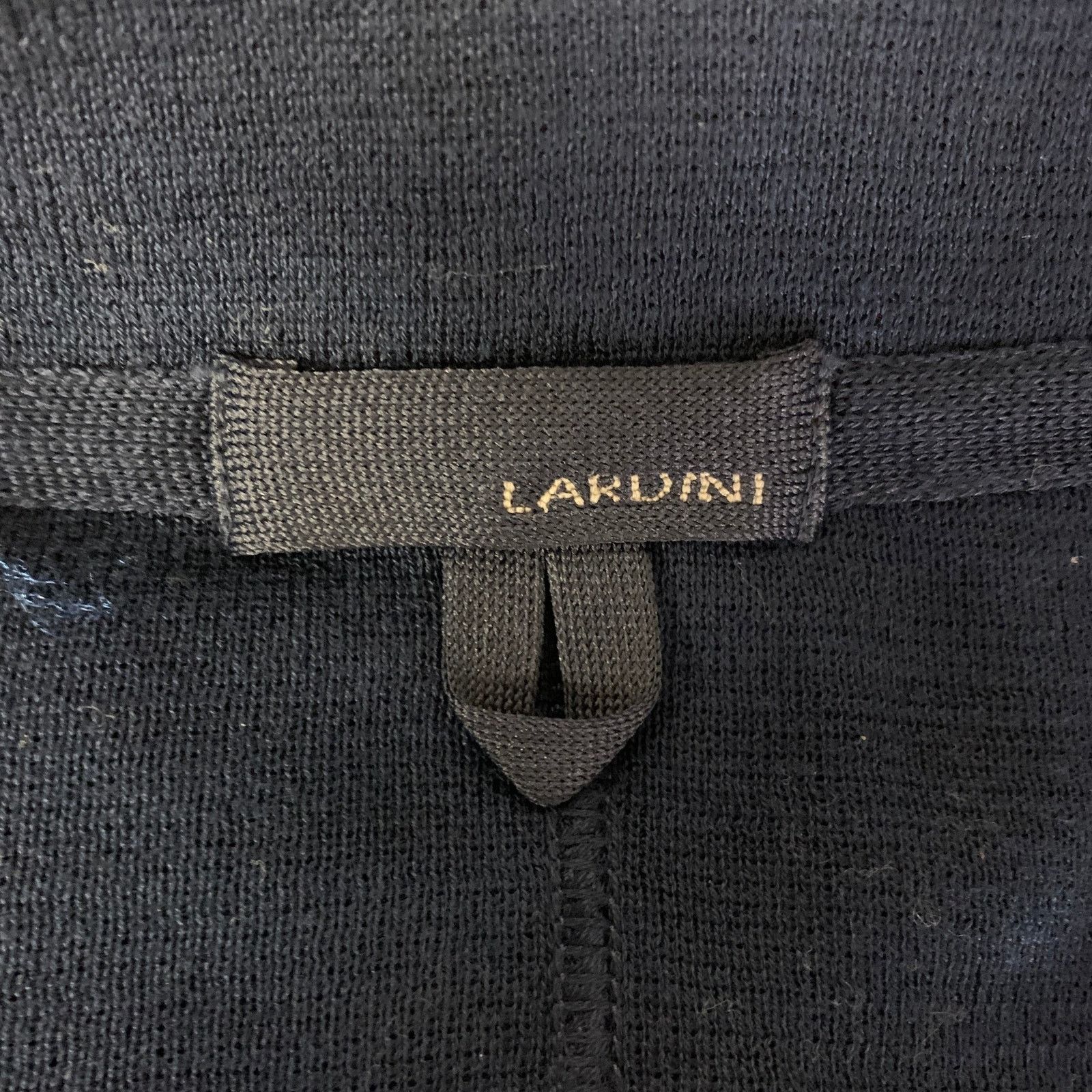 Lardini LARDINI 44R Navy Heather Cotton Notch Lapel Sport Coat Size 44R - 4 Thumbnail