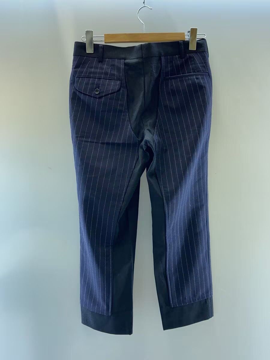 Comme des Garcons × Comme des Garcons Homme Plus Striped Patch Pants Size US 31 - 2 Thumbnail