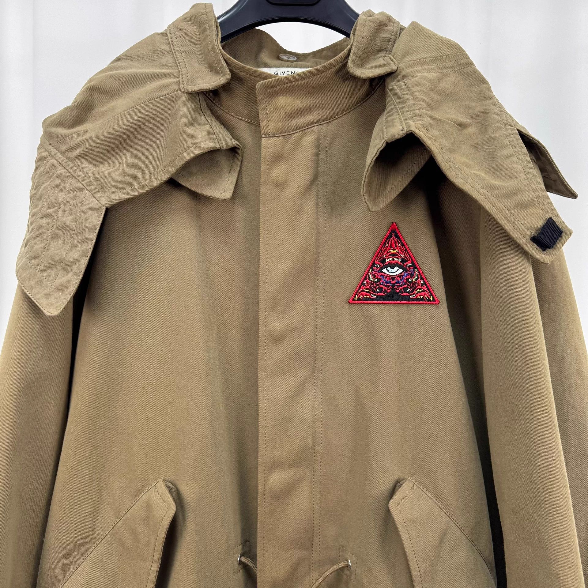 Givenchy Givenchy All-Seeing Eye embroidered overcoat 48 98 New Size US M / EU 48-50 / 2 - 3 Thumbnail