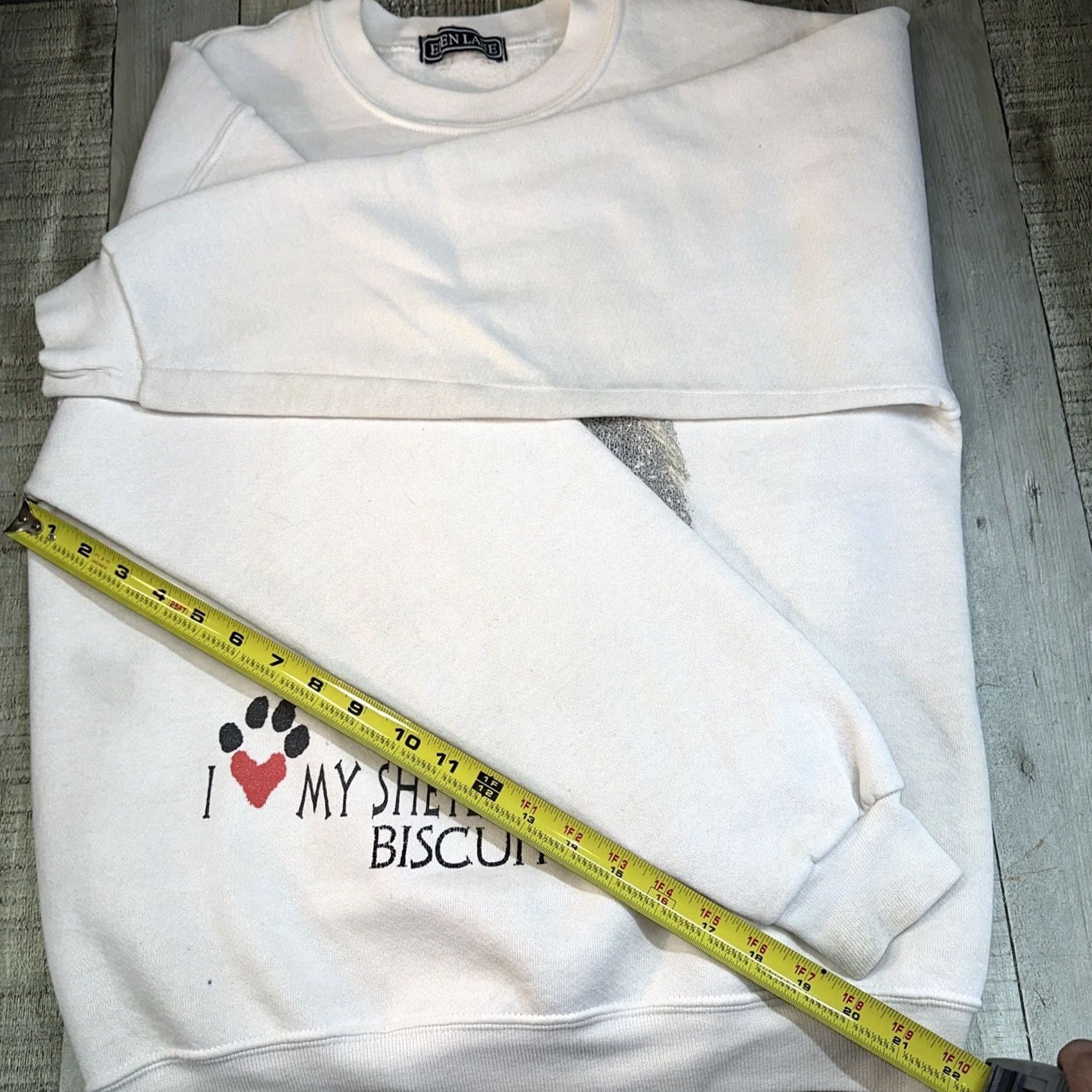 Vintage VINTAGE Shetland Sheepdog Dog Sweater White Women’s M Pullover Size M / US 6-8 / IT 42-44 - 5 Thumbnail