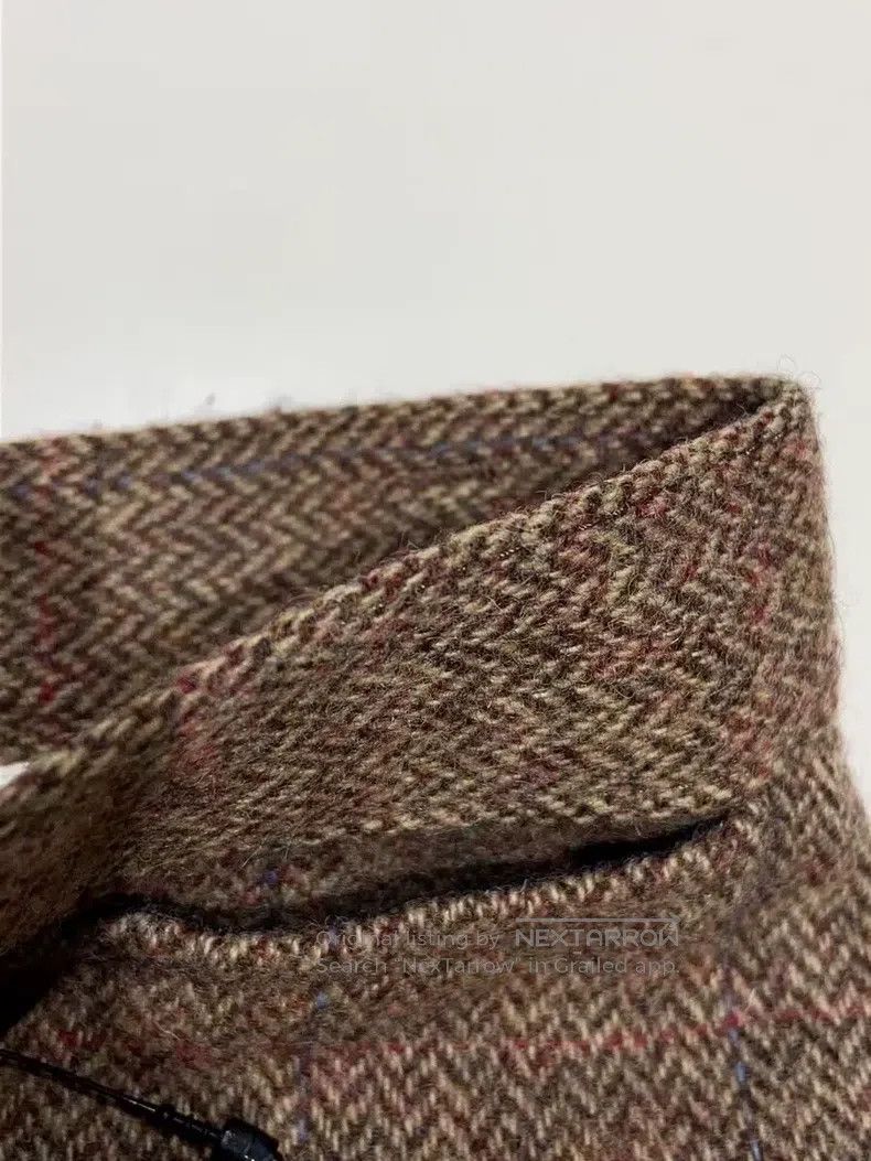 Comme des Garcons Comme Des Garcons size M Brown herringbone wide-leg pants Size 25" / US 0 / IT 36 - 5 Thumbnail