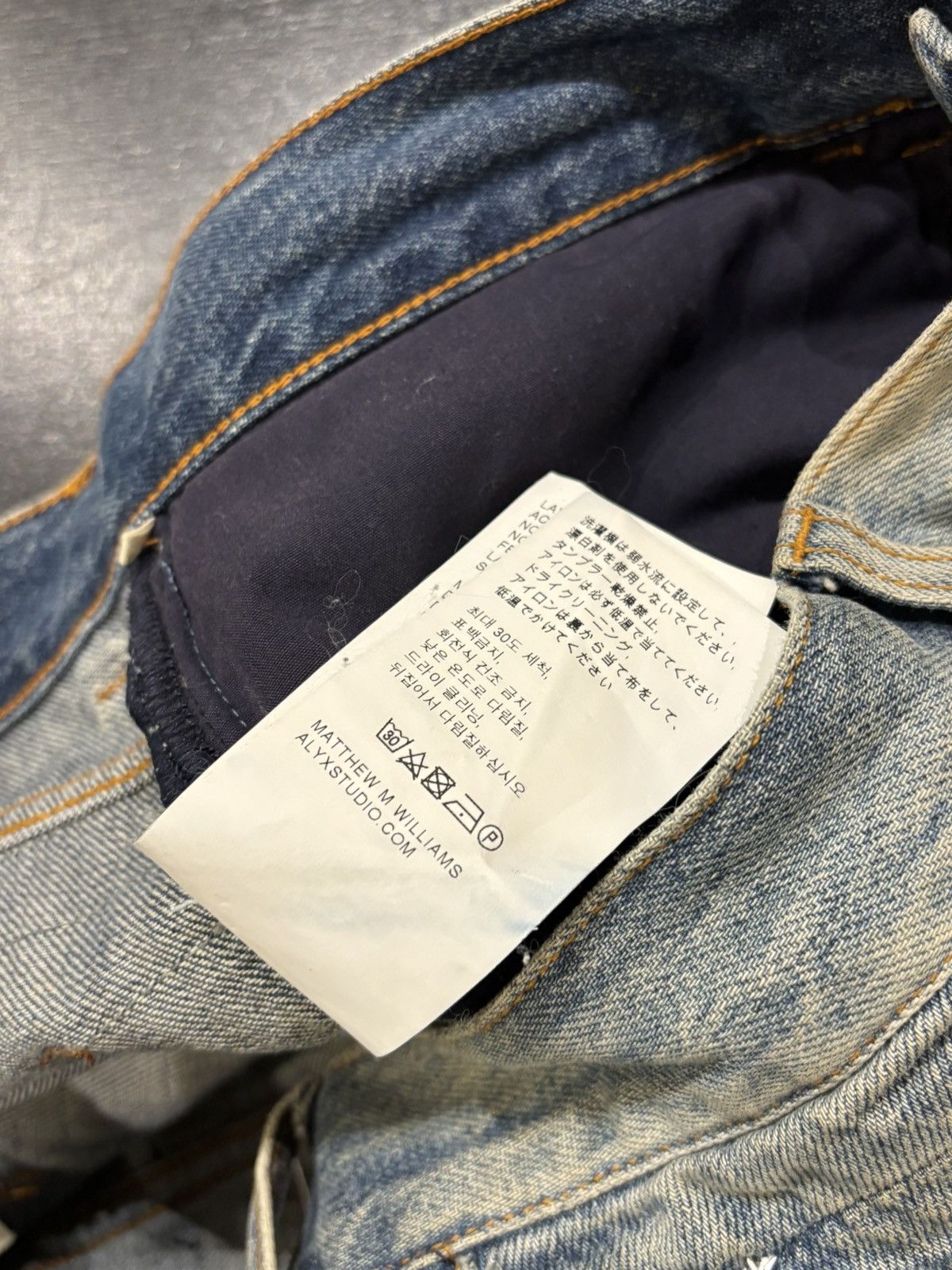 1017 ALYX 9SM 1017 Alyx 9sm X Blackmeans Salvaged Denim Jeans Size US 30 / EU 46 - 6 Thumbnail