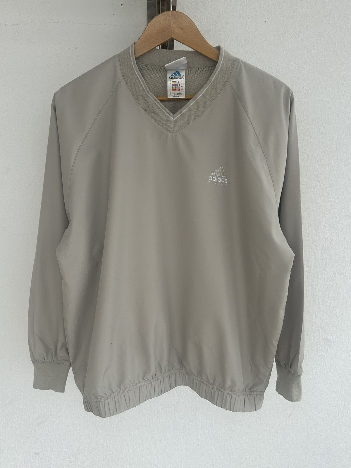 Adidas Adidas Vintage 90s Beige Sweatshirt Size US M / EU 48-50 / 2 - 1 Thumbnail