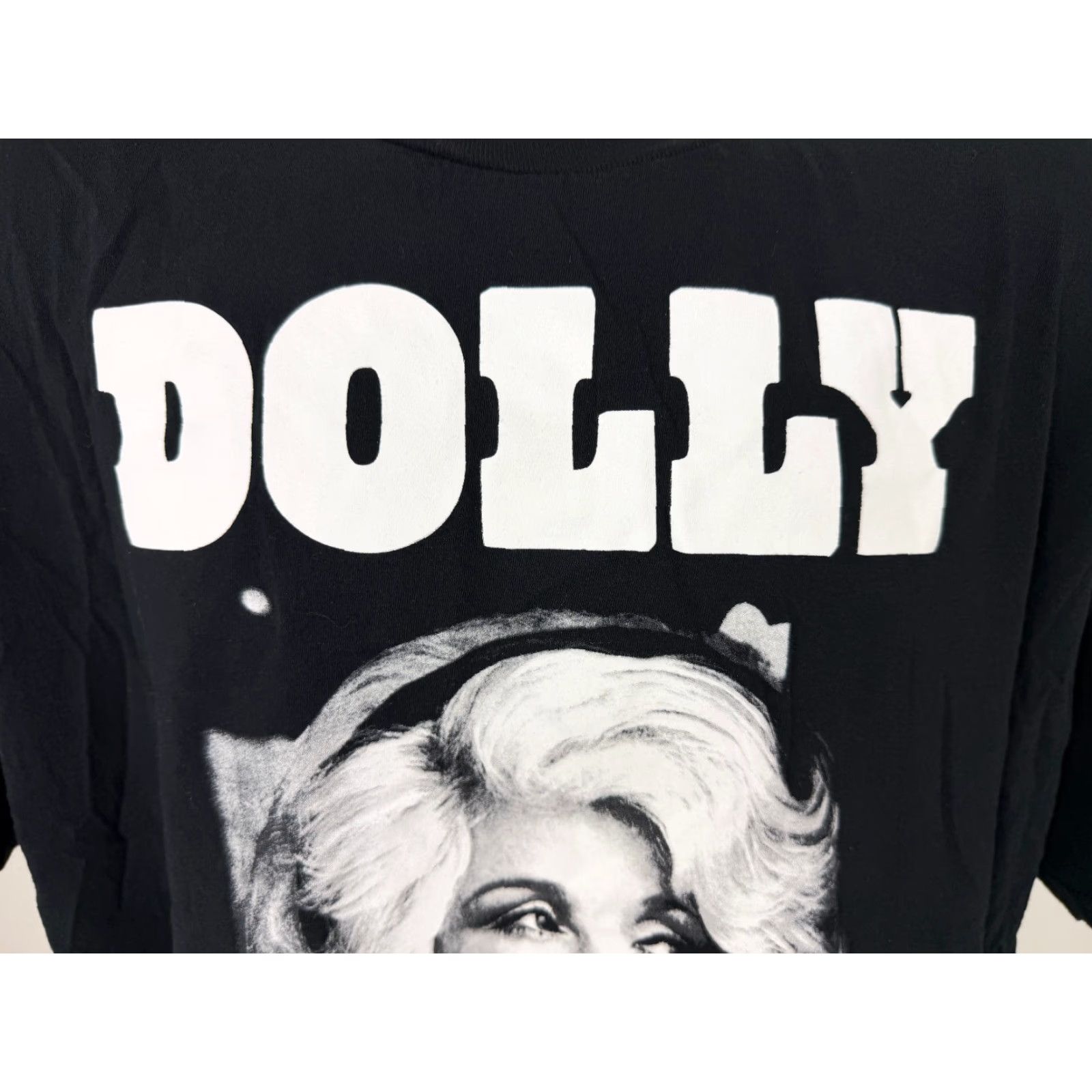 Vintage Dolly Parton Shirt Adult 3XL Black Graphic Portrait Music Country Pop Tennessee Size US XXL / EU 58 / 5 - 3 Thumbnail