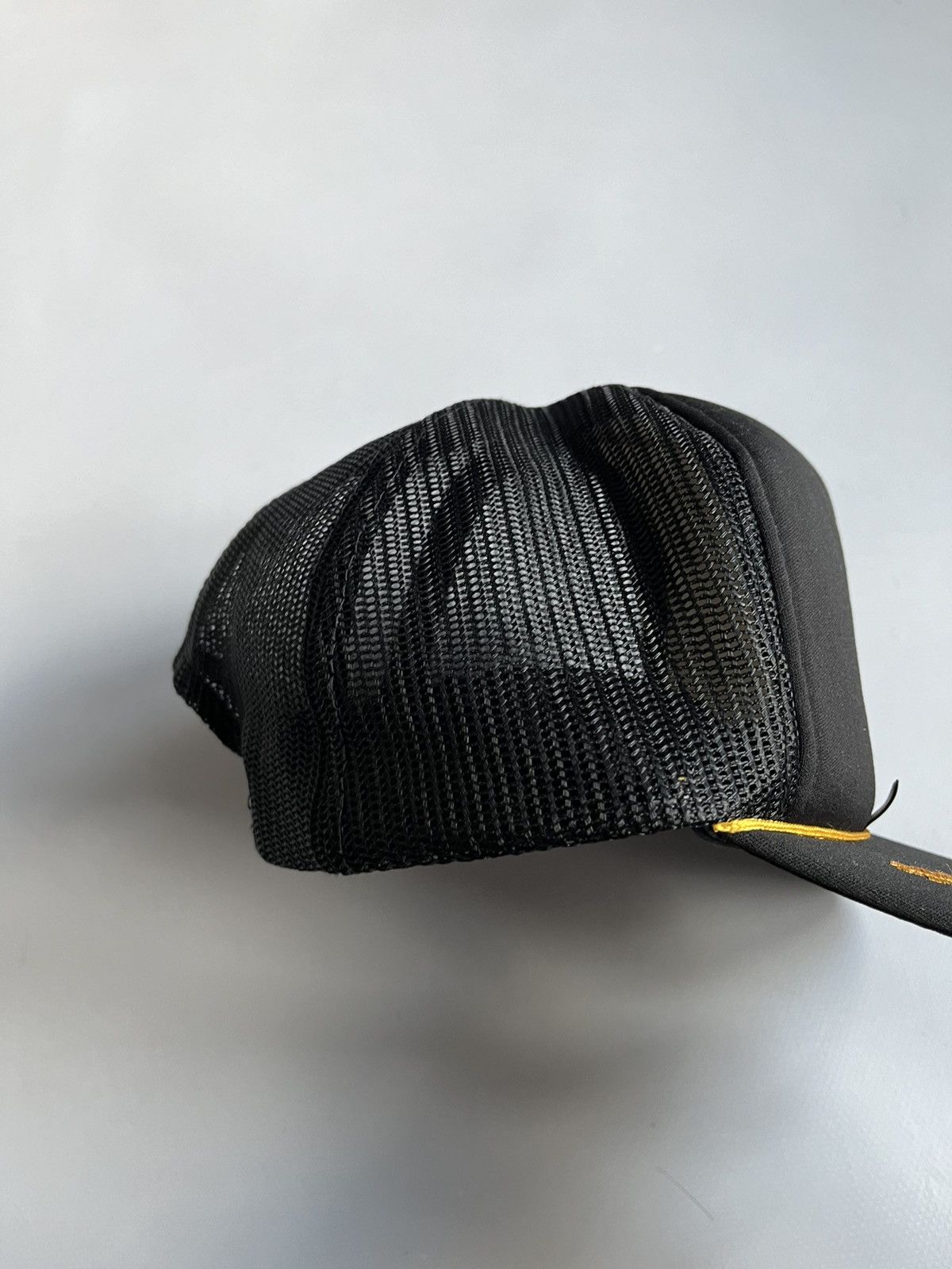 Other Vintage 80s Cobmaster Black Golden Wreath Trucker Cap Size ONE SIZE - 10 Thumbnail