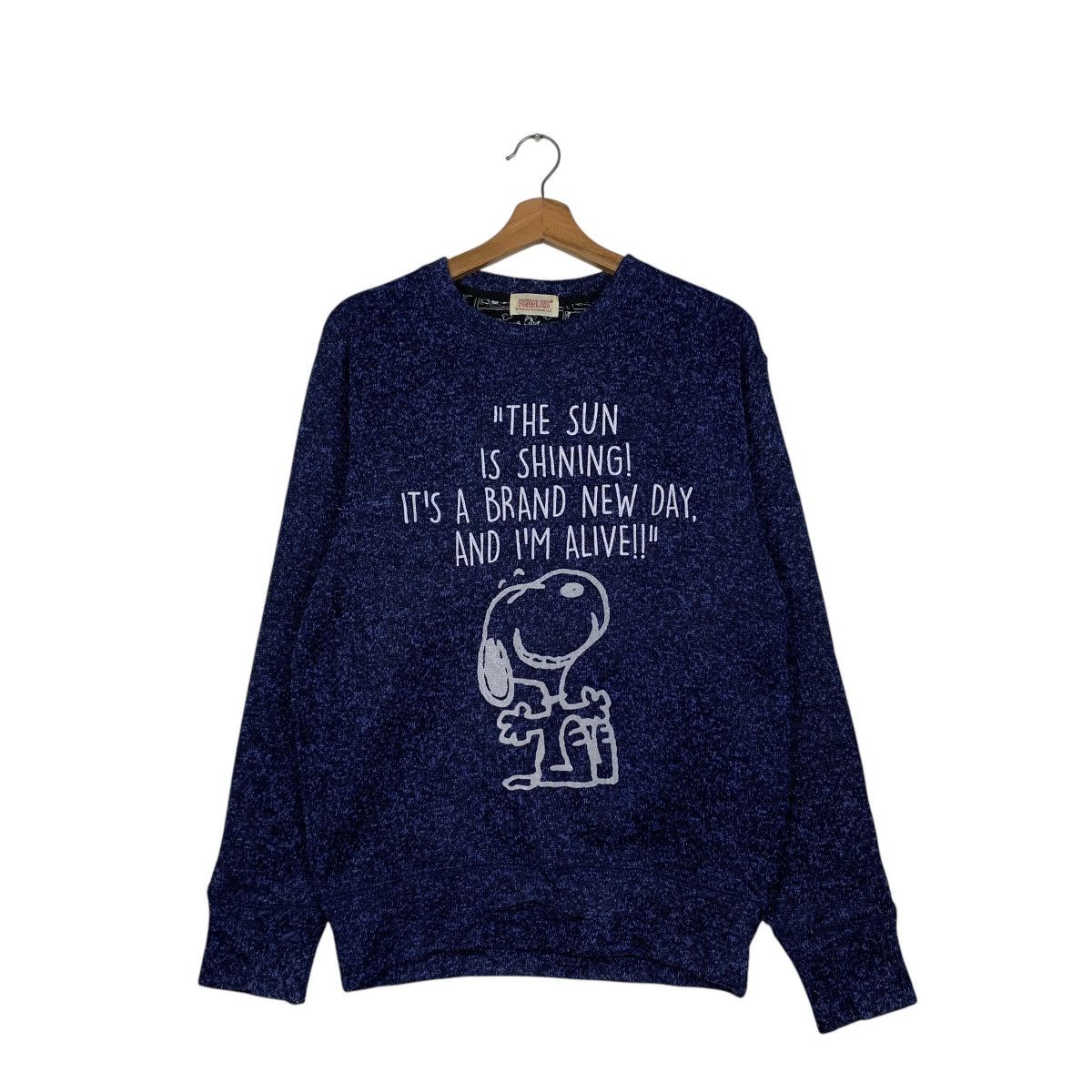 Peanuts Peanuts Snoopy Blue Crewneck Sweatshirt Size US L / EU 52-54 / 3 - 1 Thumbnail