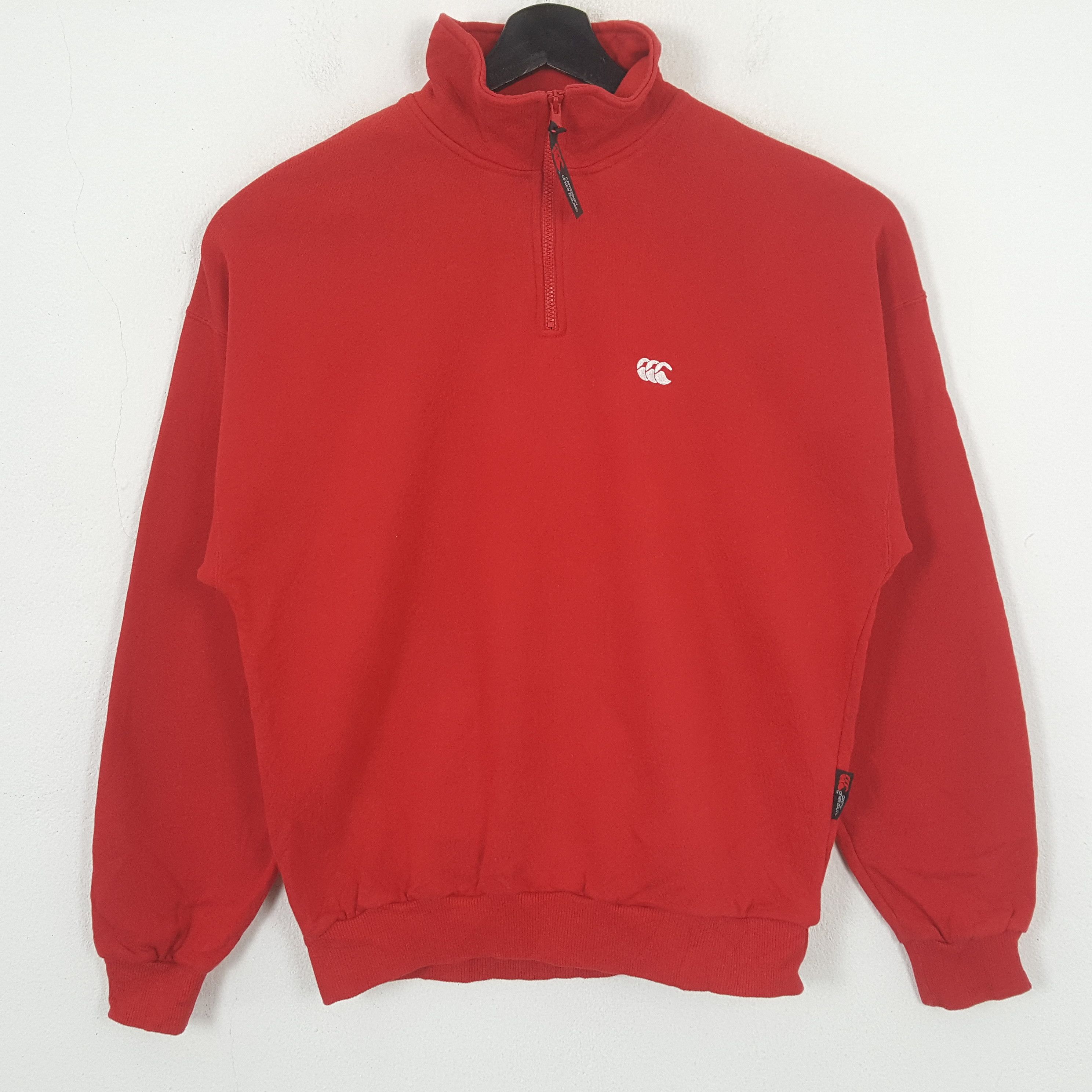 Canterbury of New Zealand × Vintage Canterbury Of New Zealand Half Zipper Sweatshirt Size US M / EU 48-50 / 2 - 1 Thumbnail