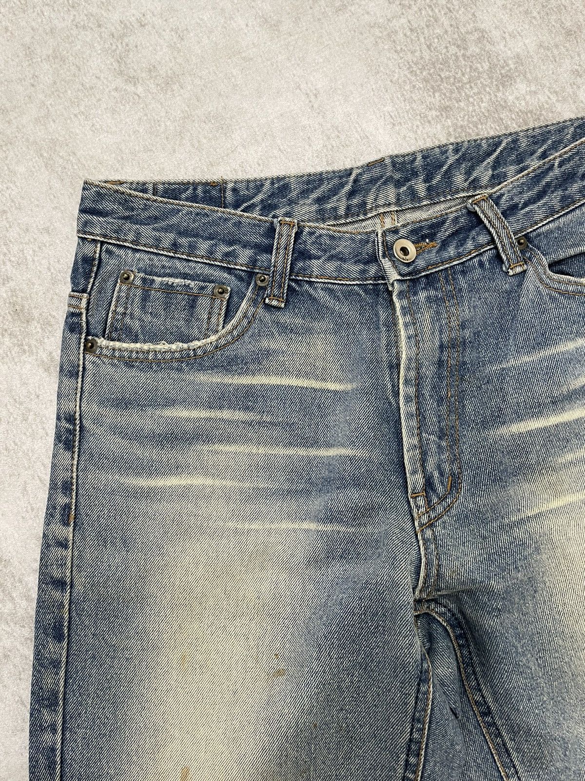 Hysteric Glamour × If Six Was Nine × Le Grande Bleu (L.G.B.) 2000s jexy japan flared acid wash dirty denim y2k style Size US 30 / EU 46 - 3 Thumbnail