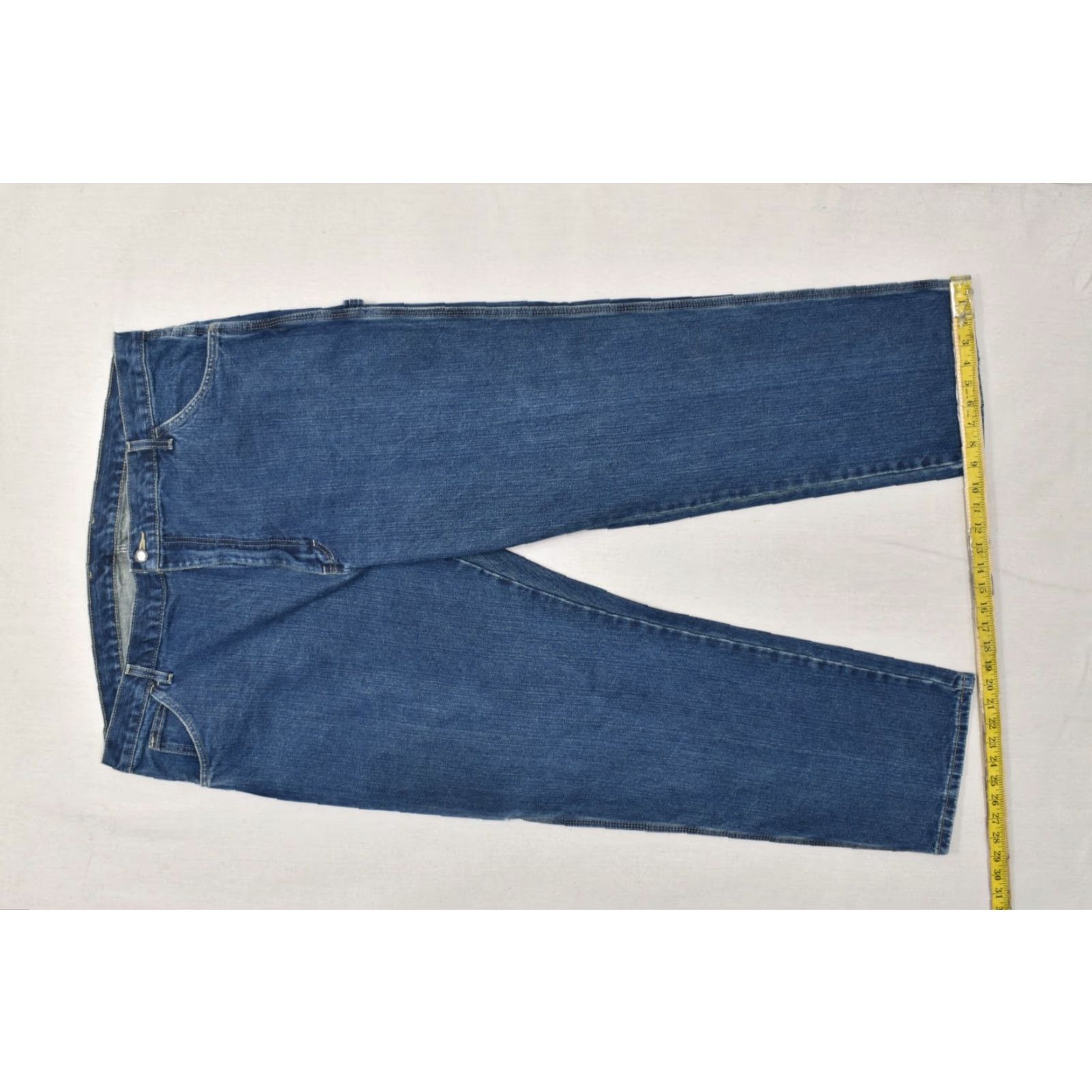 Dickies Dickies Jeans Blue Denim 42x30 Relaxed Fit Carpenter 5-Pocket Workwear Mens Straight Denim Cotton Zip Button Logo Vintage No Size US 42 / EU 58 - 5 Thumbnail