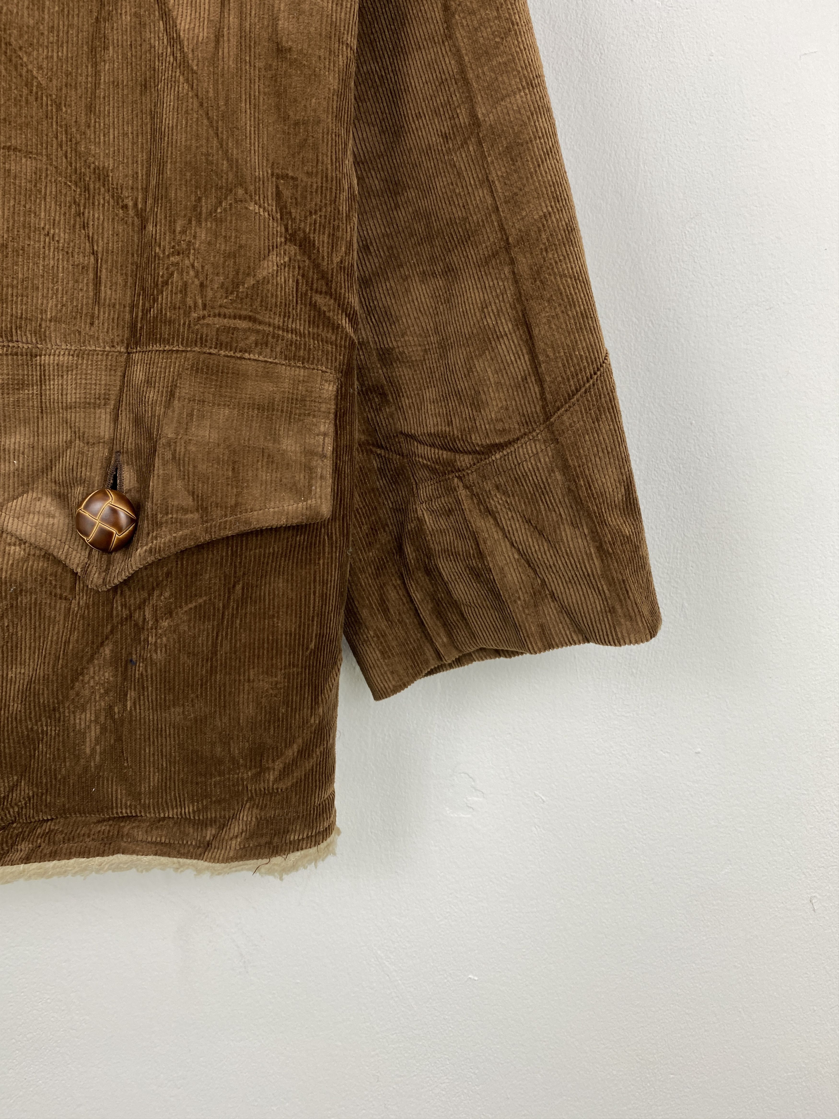 Japanese Brand Vintage 80s PRMS Japan Sherpa Suede Leather Jacket J2036 Size US M / EU 48-50 / 2 - 4 Thumbnail