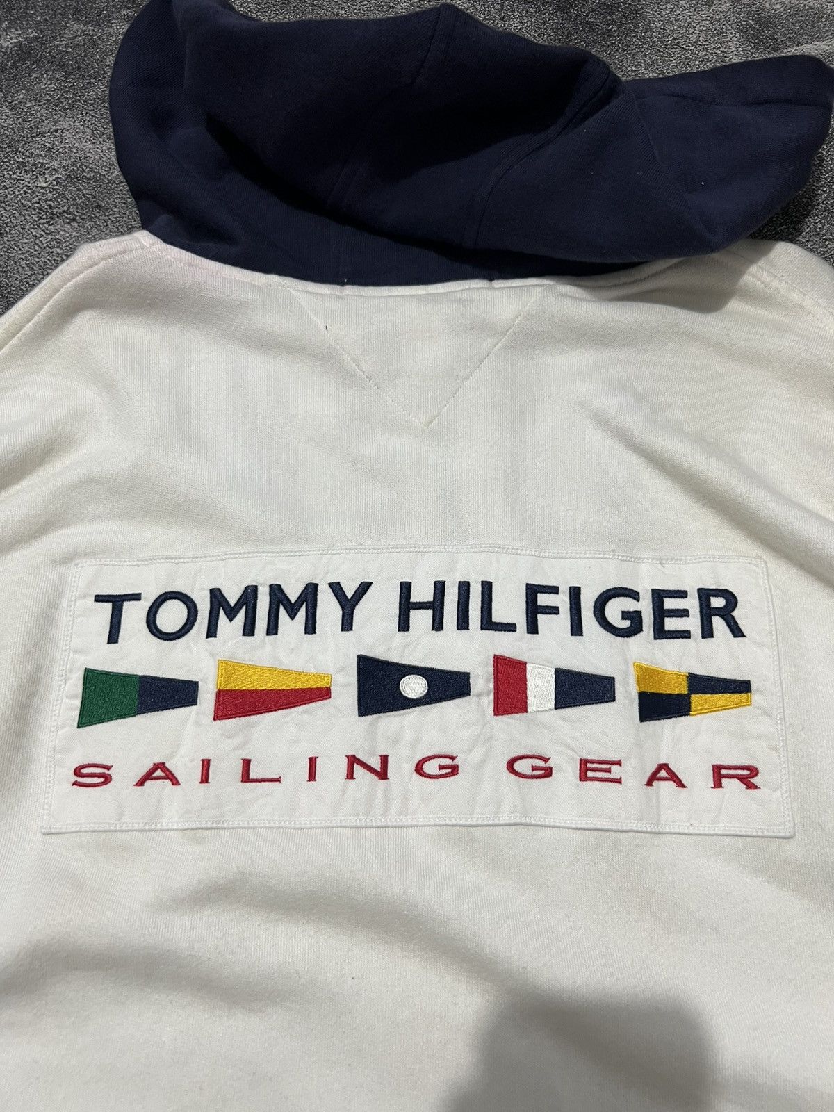 Tommy Hilfiger Tommy Hilfiger Sailing Gear Half Zip Hoodie Size US XL / EU 56 / 4 - 8 Thumbnail