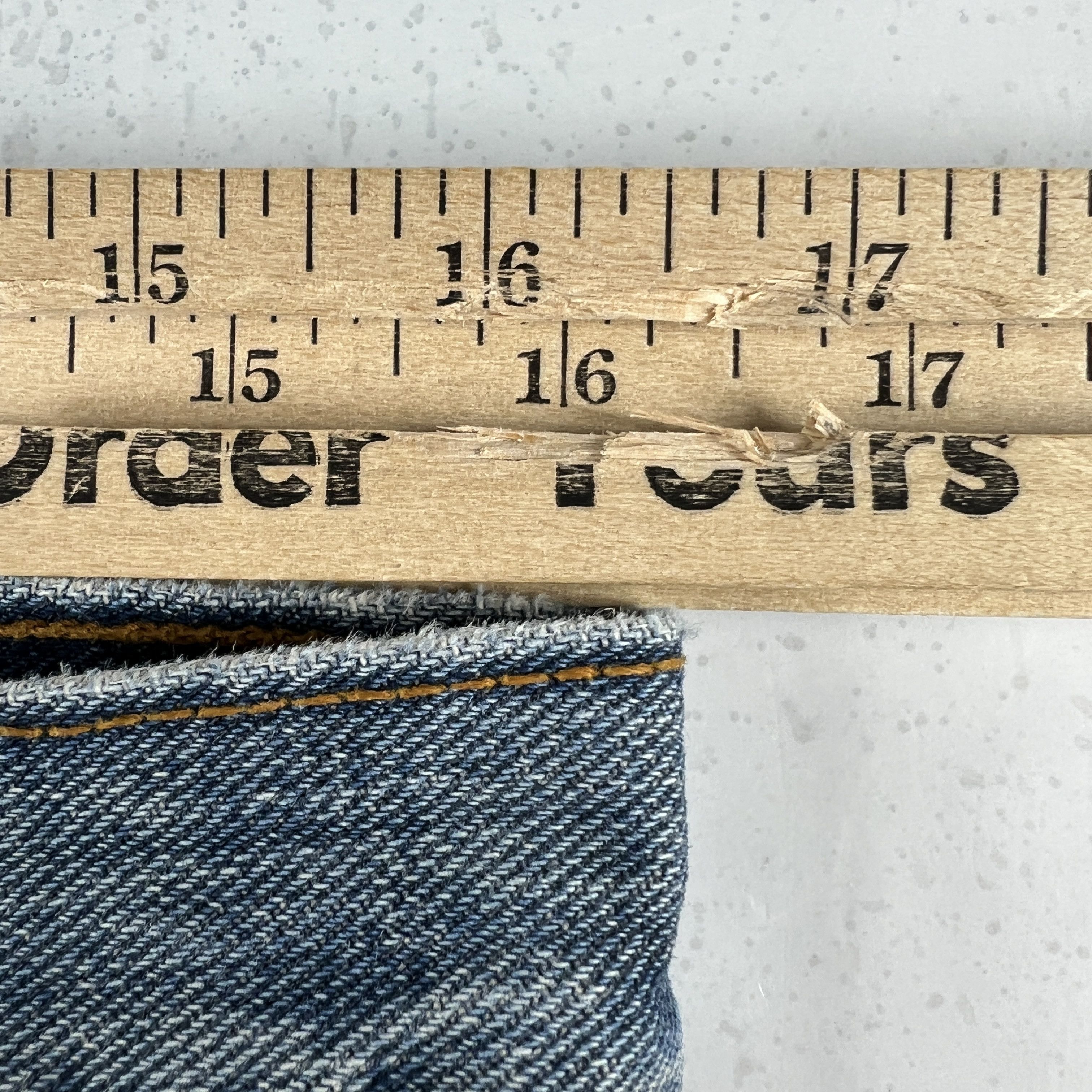 Levi's × Vintage Y2K Levi's Jean Shorts 505 Cut Off Faded Cotton Denim Jorts Size US 33 - 18 Thumbnail