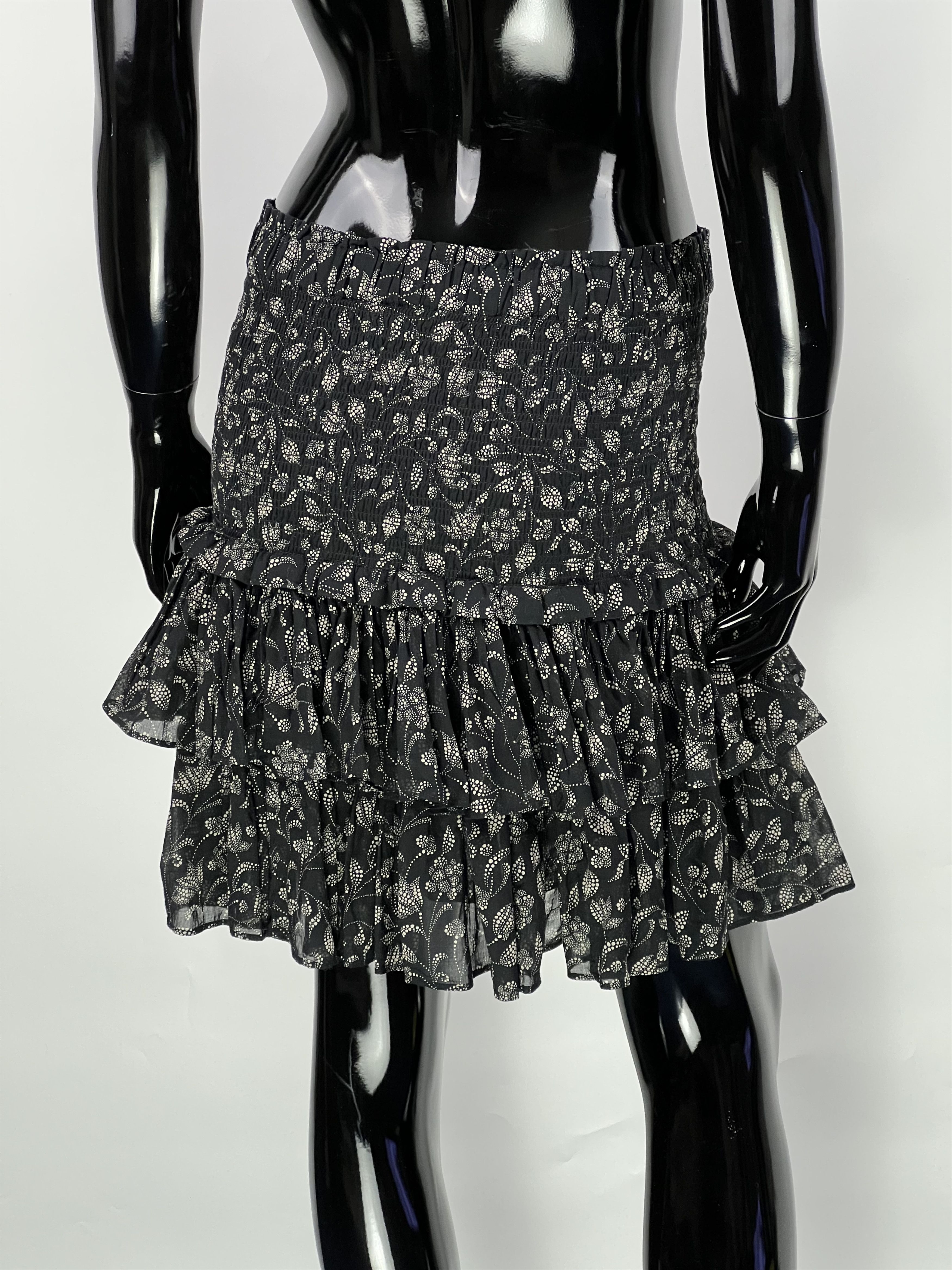Isabel Marant × Isabel Marant Etoile Isabel Marant Etoile Floral Print Pleated Mini Skirt Size 40 Size 27" / US 4 / IT 40 - 3 Thumbnail