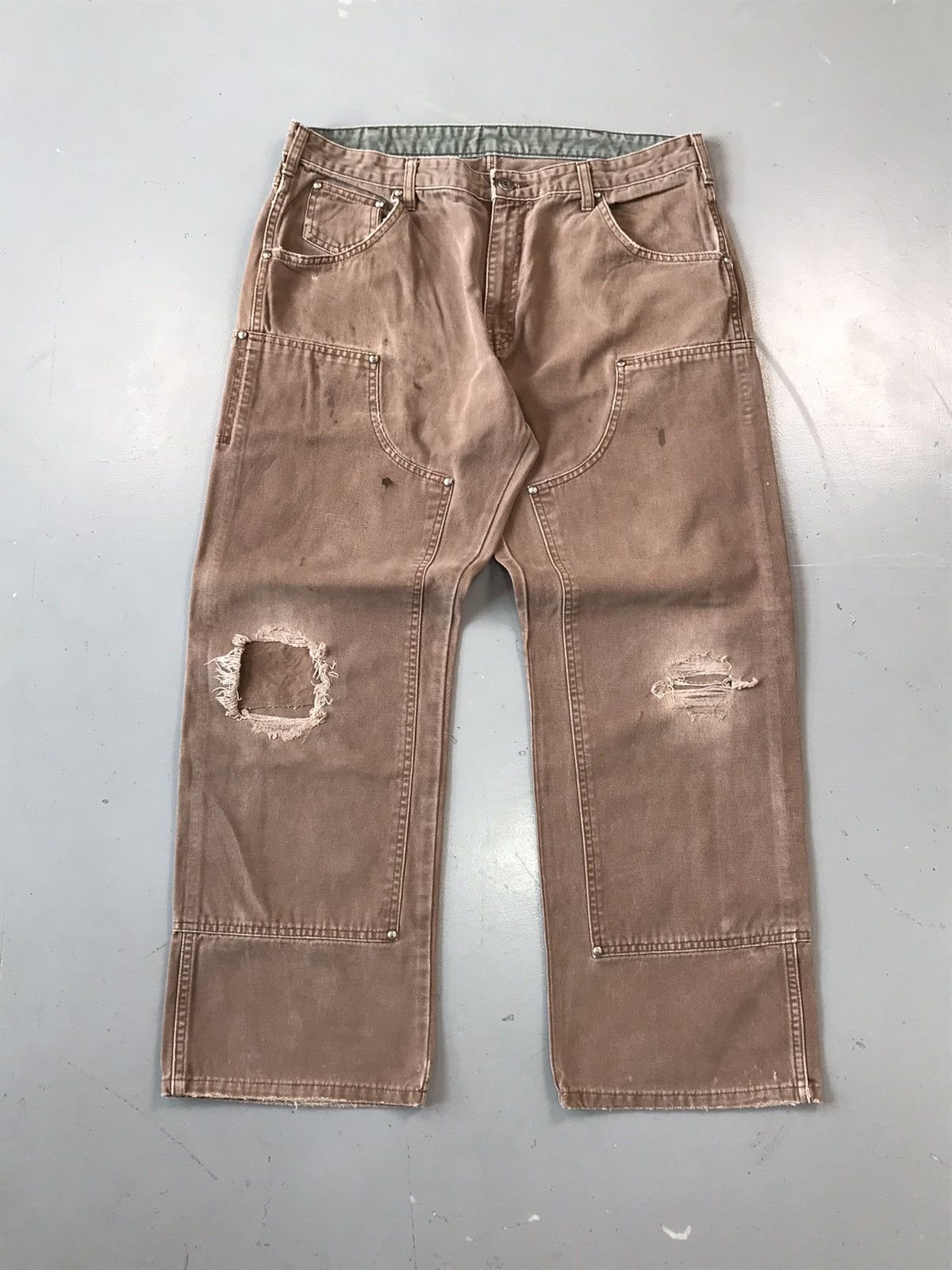 Dickies × Vintage Vintage Dickies double knee denim Size US 37 - 1 Thumbnail