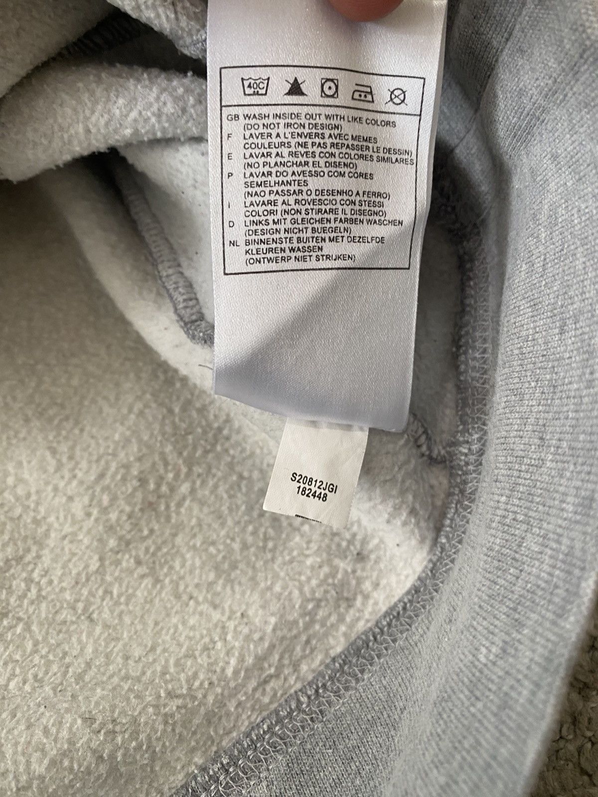 Nike × Vintage Nike Spell out Hoodie boxy fit XL silver tag 00s vintage y2k Size US XL / EU 56 / 4 - 15 Thumbnail
