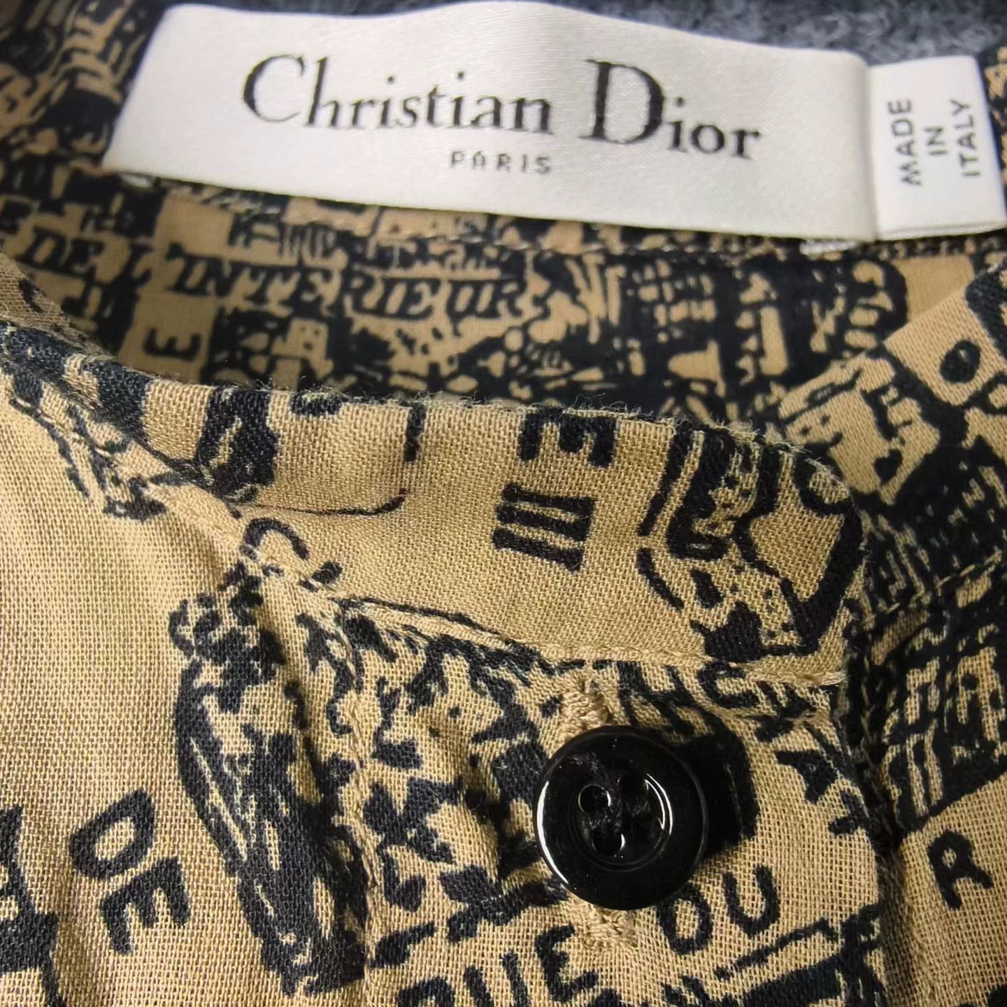 Dior Dior Paris Map Knit Shirtdress 34 99 Size XS / US 0-2 / IT 36-38 - 3 Thumbnail