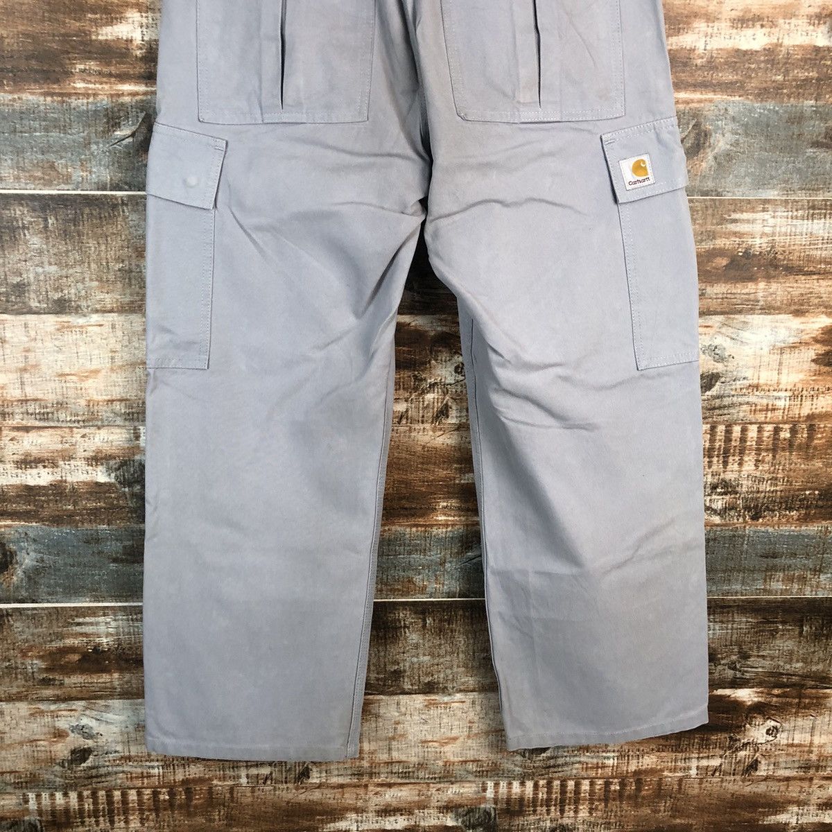 Carhartt DL Carhatt Grey Cargo Multipocket Pants #C109 Size US 32 / EU 48 - 15 Thumbnail