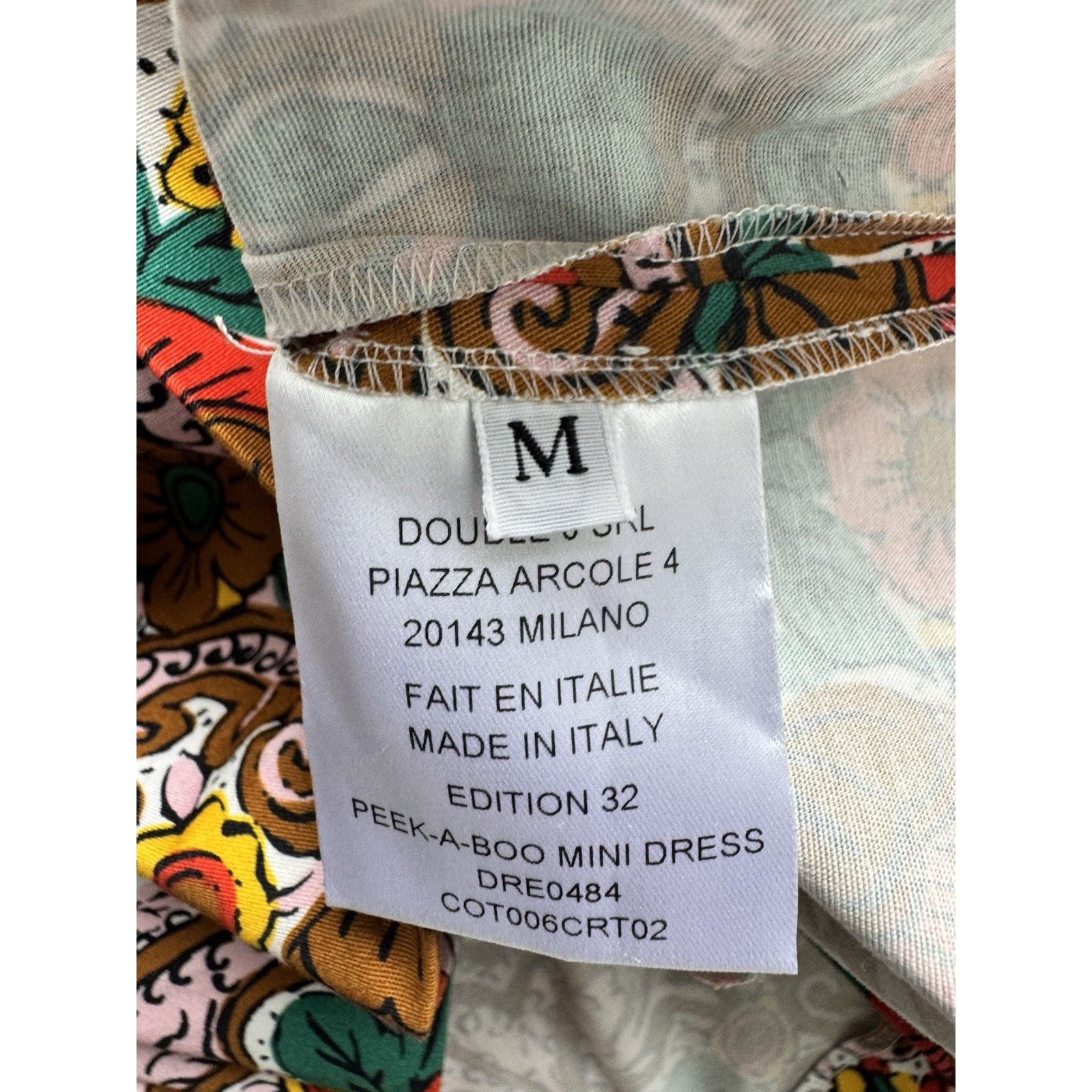 La DoubleJ La DoubleJ Women's Peek-a-Boo Mini Dress Medium Made Italy Size M / US 6-8 / IT 42-44 - 4 Thumbnail