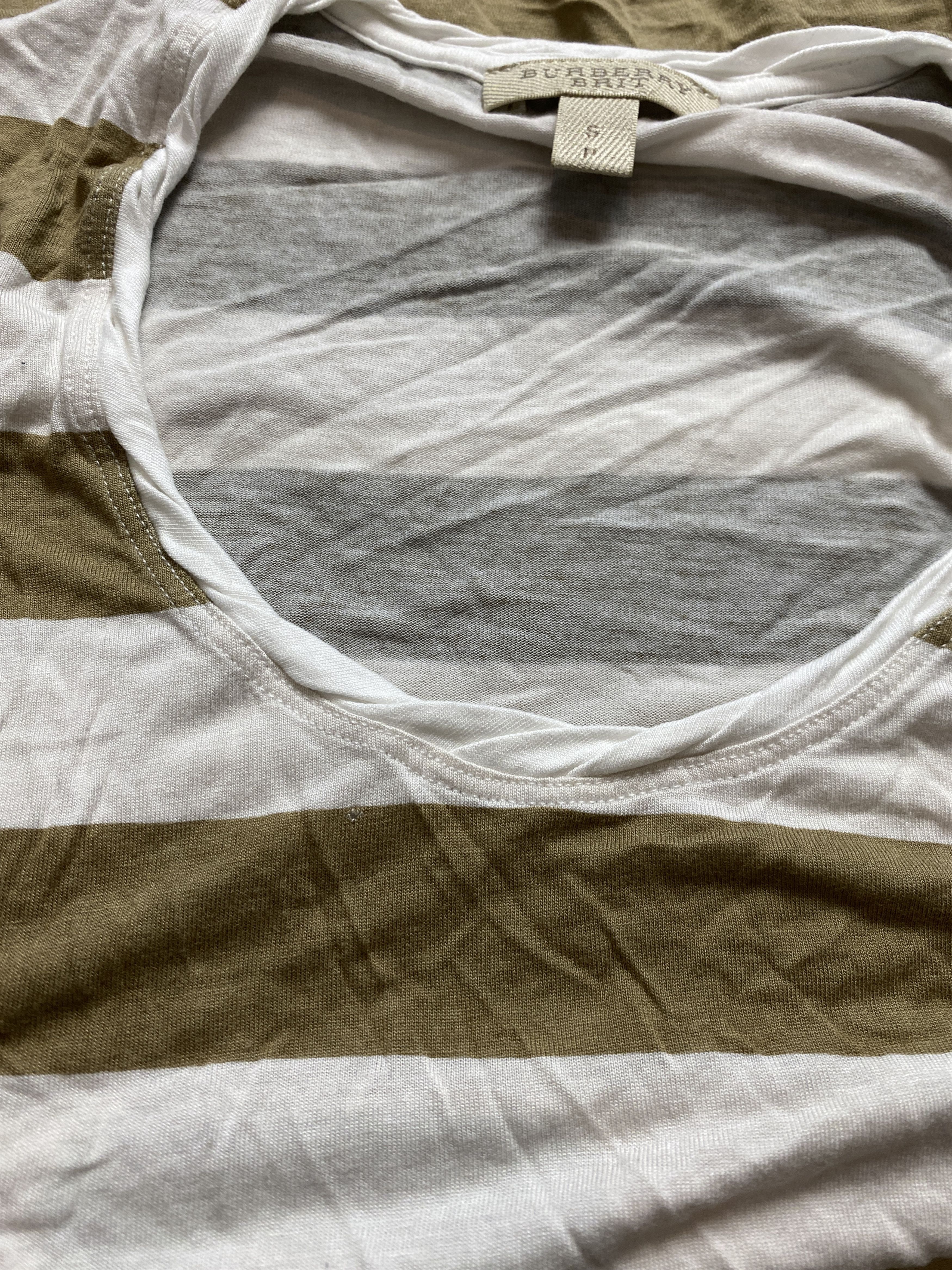 Burberry Burberry striped small logo t-shirt tee Size S / US 4 / IT 40 - 7 Thumbnail