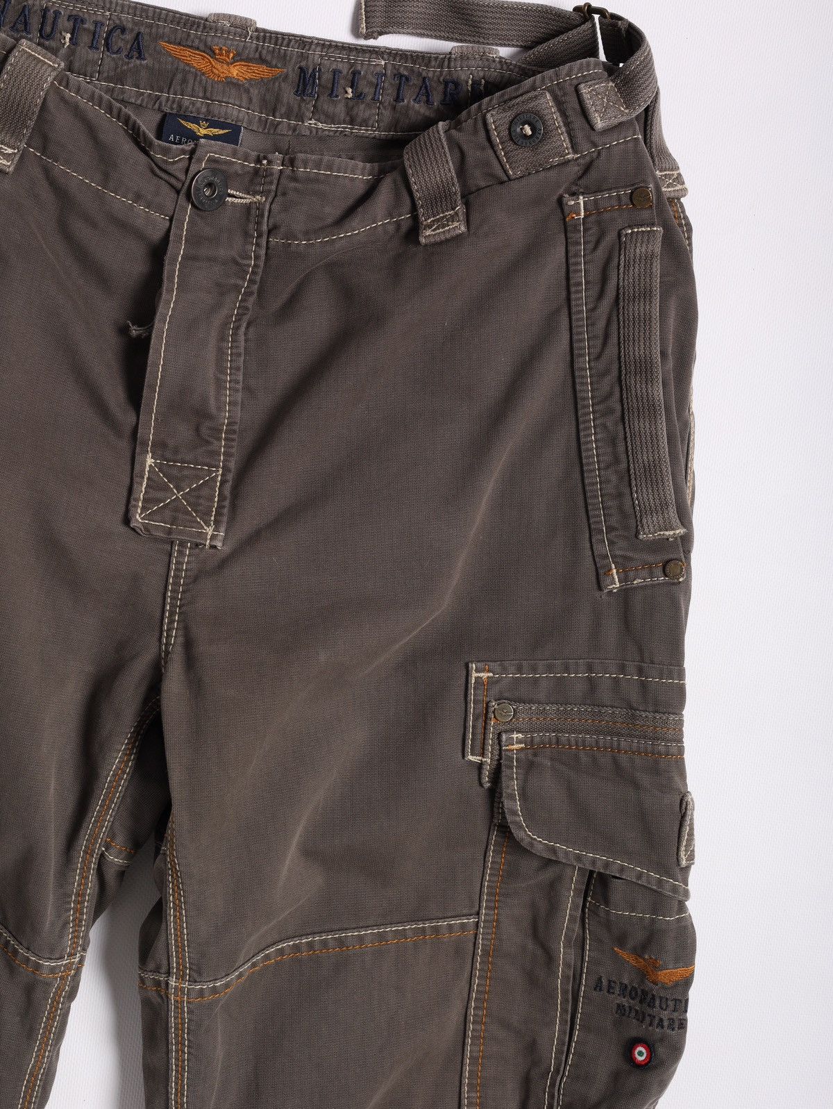 Aeronautica Militare Aeronautica Militare Cargo Bondage Pants Trousers Brown Size US 36 / EU 52 - 6 Thumbnail