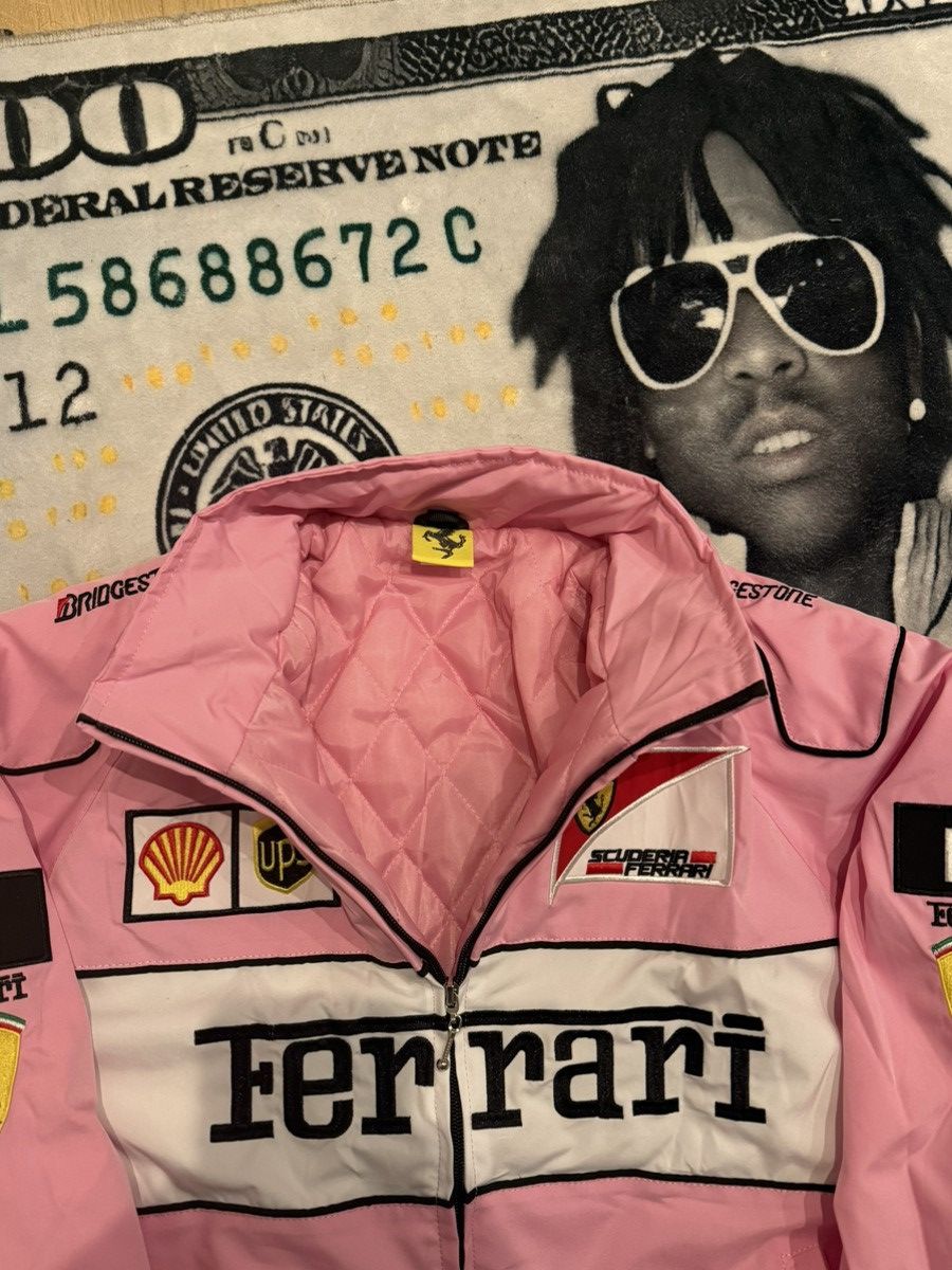 Ferrari × Puma Ferrari Racing Jacket Bomber Pink Size M / US 6-8 / IT 42-44 - 3 Thumbnail
