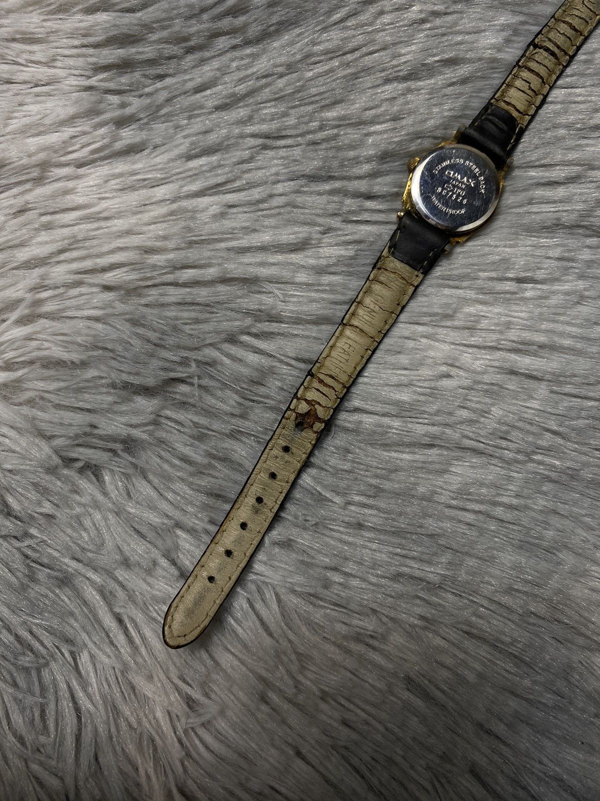 Japanese Brand × Jewelry Vintage Omax Black Dial Gold Frame Watch, Japanese Brand Size ONE SIZE - 10 Thumbnail