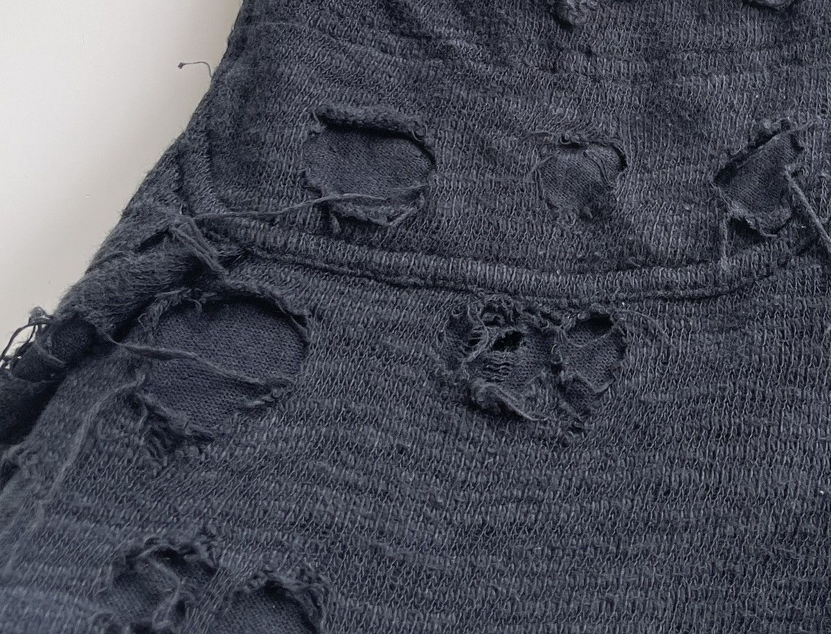 Japanese Brand Crazy Ripped Distressed Jieda X Disuniversity Harem Pants Size US 30 / EU 46 - 9 Thumbnail