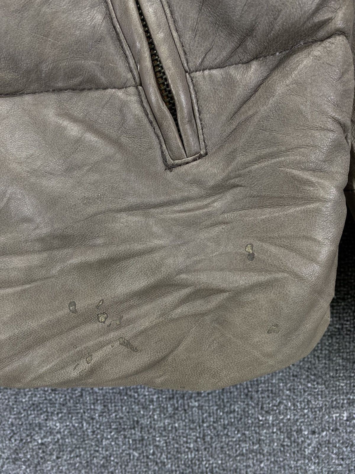 Avirex Vintage Avirex Flight Garment Leather Down Jacket Size US L / EU 52-54 / 3 - 17 Thumbnail