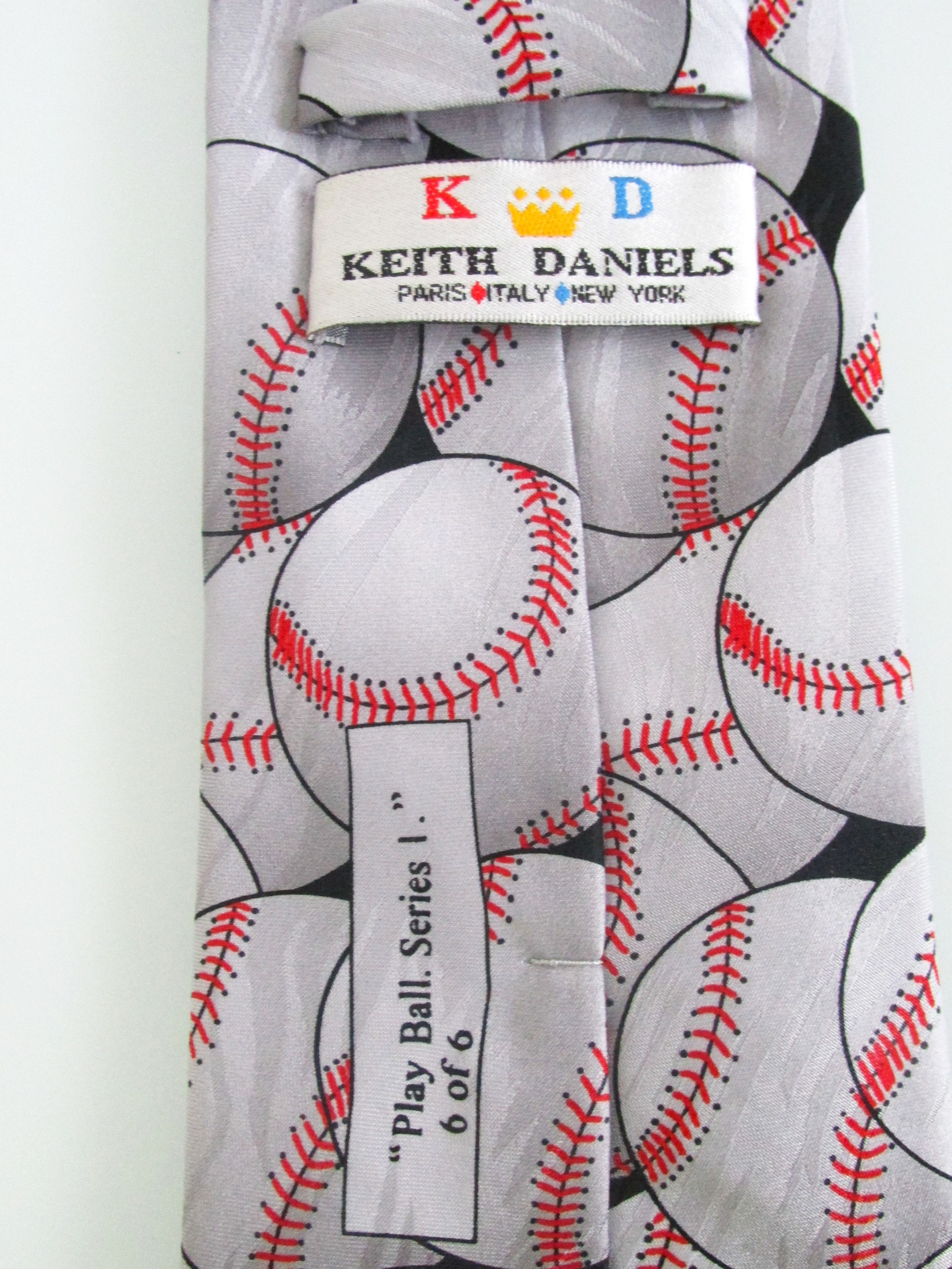 Other Keith Daniels (NWOT) Baseball Men's Tie Size ONE SIZE - 4 Thumbnail
