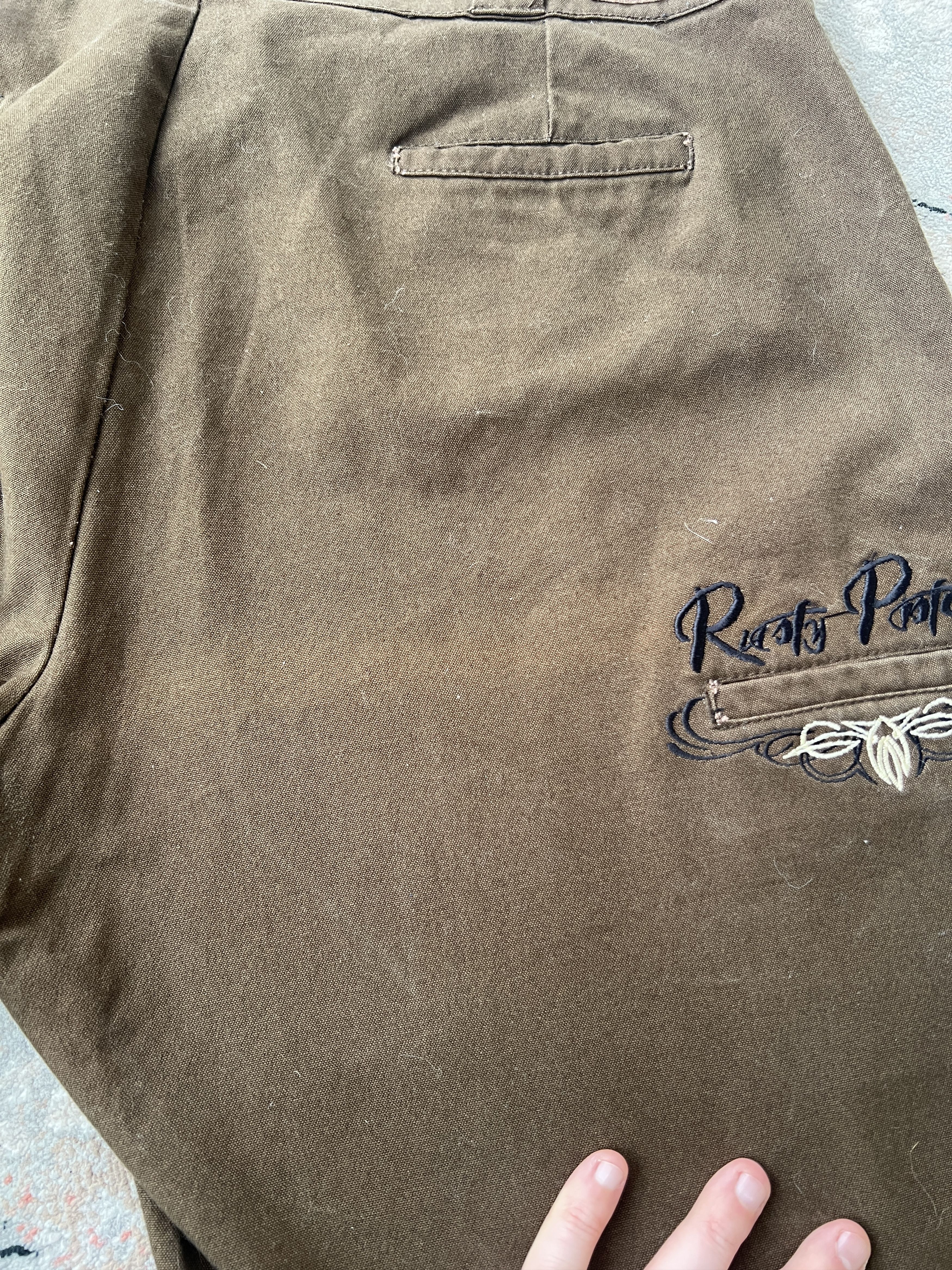 Vintage Rusty Pistons Choppers & Hot Rod Kustom Kulture Shorts Size US 40 / EU 56 - 12 Thumbnail