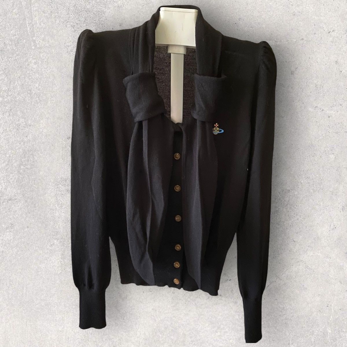 Vivienne Westwood Fall11 Wool Knot Tie Sweater Size S / US 4 / IT 40 - 1 Thumbnail