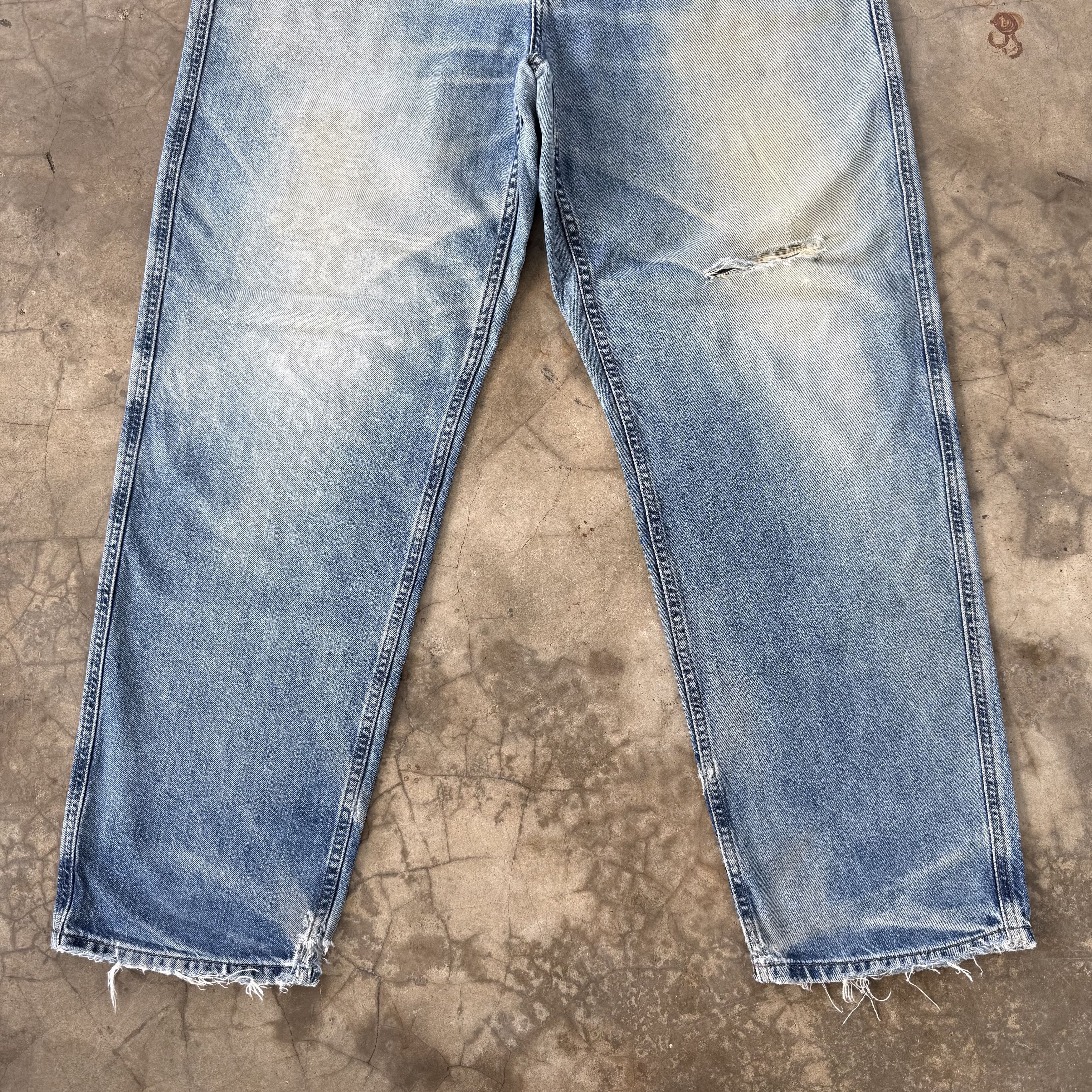 Japanese Brand Vintage Japanese Faded Mud Washer Denim Jean W38 Size US 38 / EU 54 - 3 Thumbnail