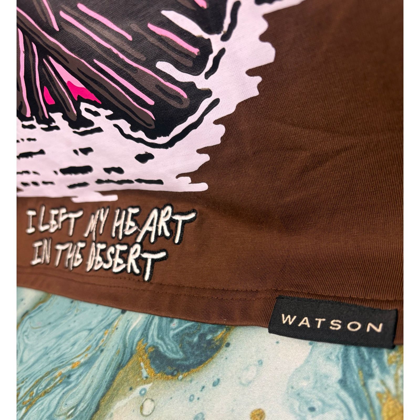 Other NWT Sz. L - Watson "Left My Heart in the Desert" Tee (Brown) Size US L / EU 52-54 / 3 - 4 Thumbnail