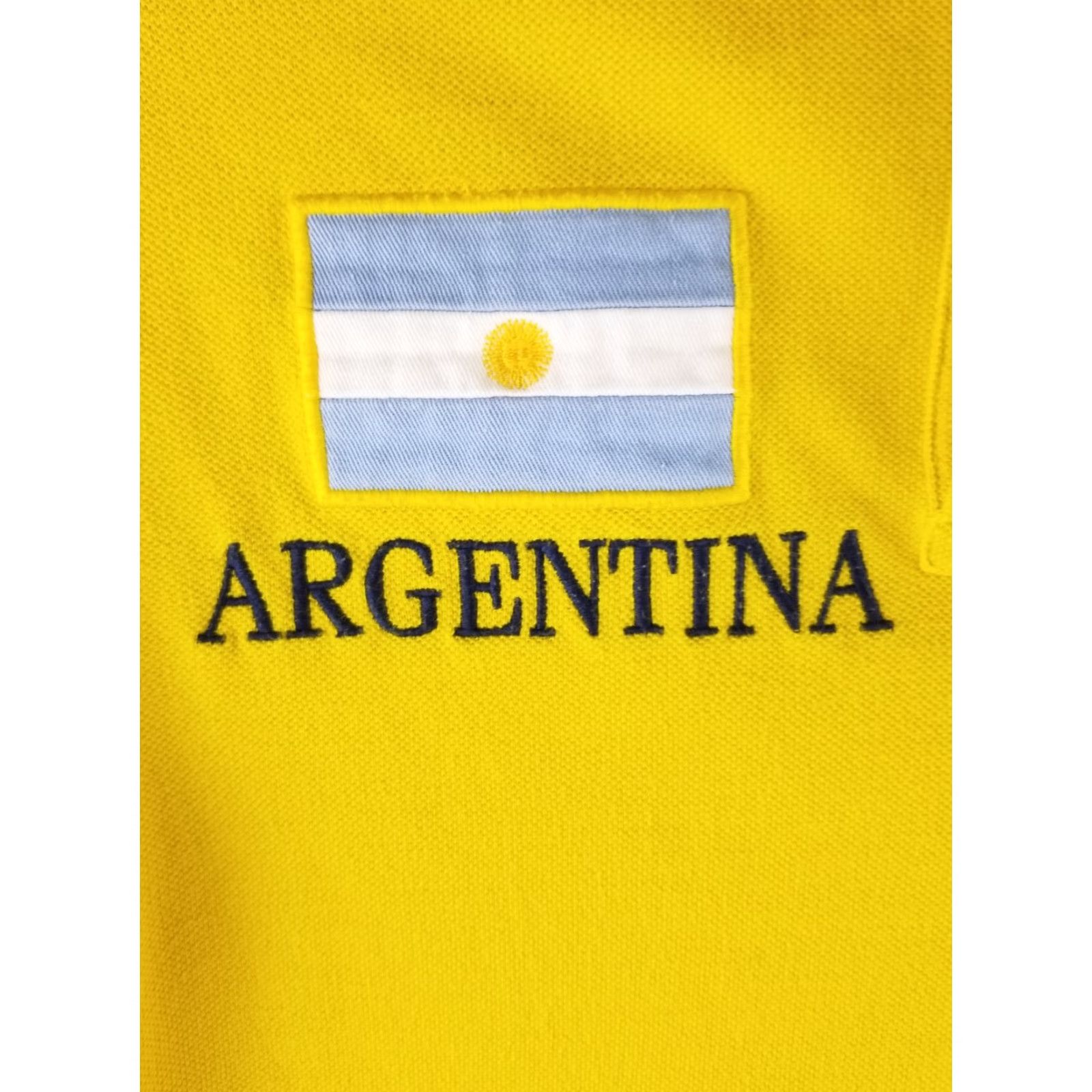 Polo Ralph Lauren VINTAGE RALPH LAUREN POLO SHIRT XS Yellow Argentina Polo Shirt Short Sleeve Mens T-Shirt 2010-2019 Cotton Size US XS / EU 42 / 0 - 2 Thumbnail