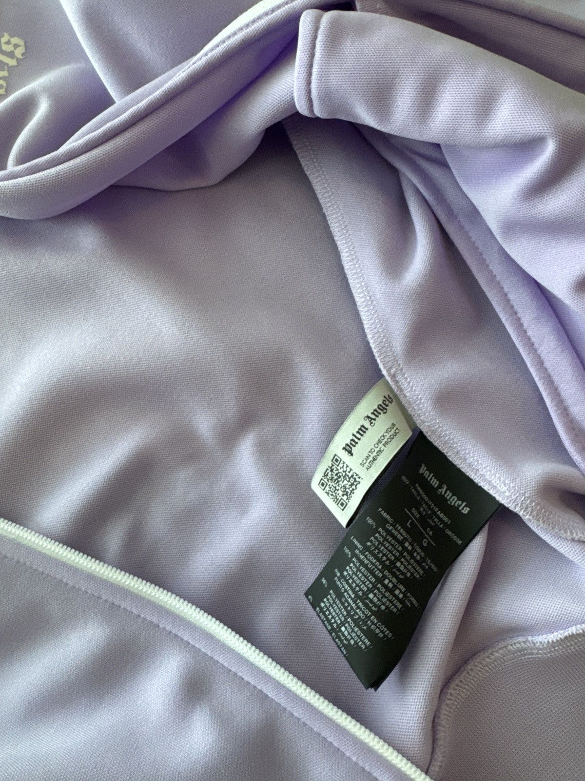 Palm Angels Palm Angels Classic Track Jacket & Pants Lilac/White Size US L / EU 52-54 / 3 - 7 Thumbnail