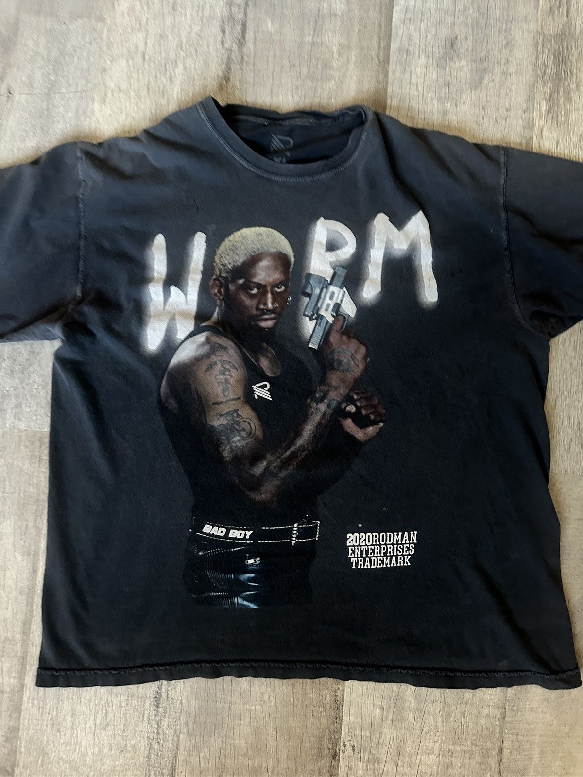 Vintage Dennis Rodman — THE WORM VINTAGE TEE Size US XL / EU 56 / 4 - 7 Thumbnail