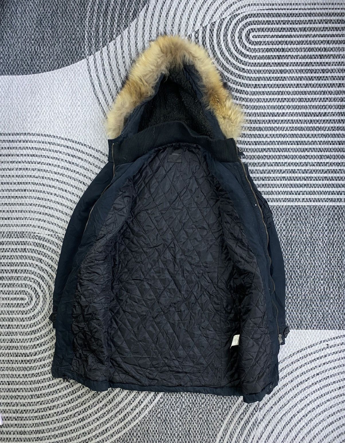 MOUSSY Vintage Moussy Punk Style Faux Fur Hoodie Jacket Size US S / EU 44-46 / 1 - 7 Thumbnail