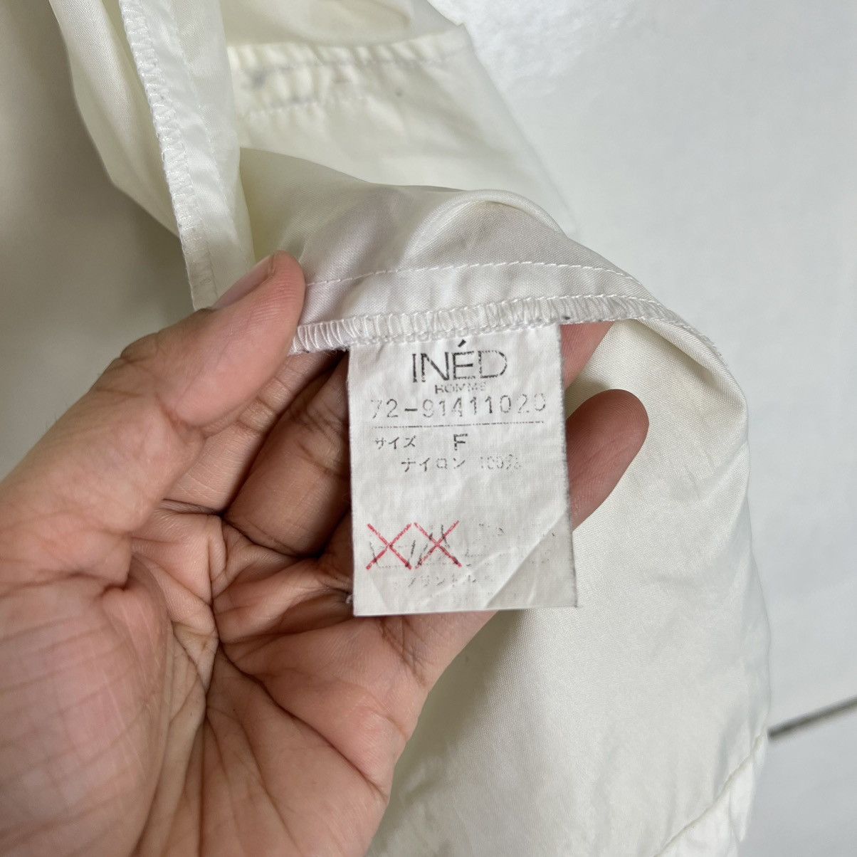 Japanese Brand 🔥 INED HOMME TANK TOP NYLON JACKET Size US M / EU 48-50 / 2 - 13 Thumbnail