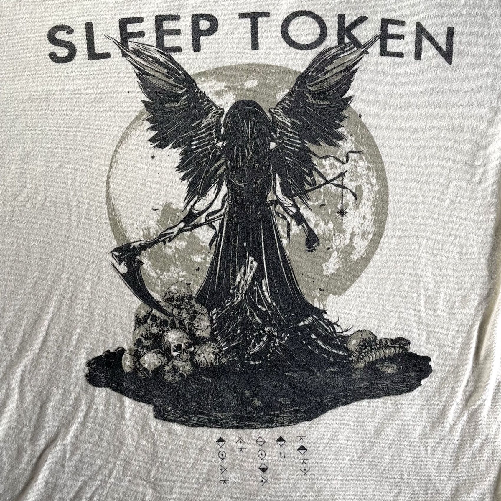 Vintage Sleep Token Shirt Men’s Large Take Me Back To Eden Crew Neck Short Sleeve tan Cotton 2020-2029 Size US L / EU 52-54 / 3 - 2 Thumbnail