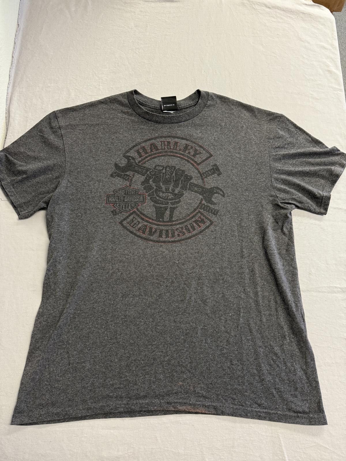 Harley Davidson Harley Davidson T-shirt Skeleton Wrench Fist Gettysburg - L Size US L / EU 52-54 / 3 - 1 Thumbnail