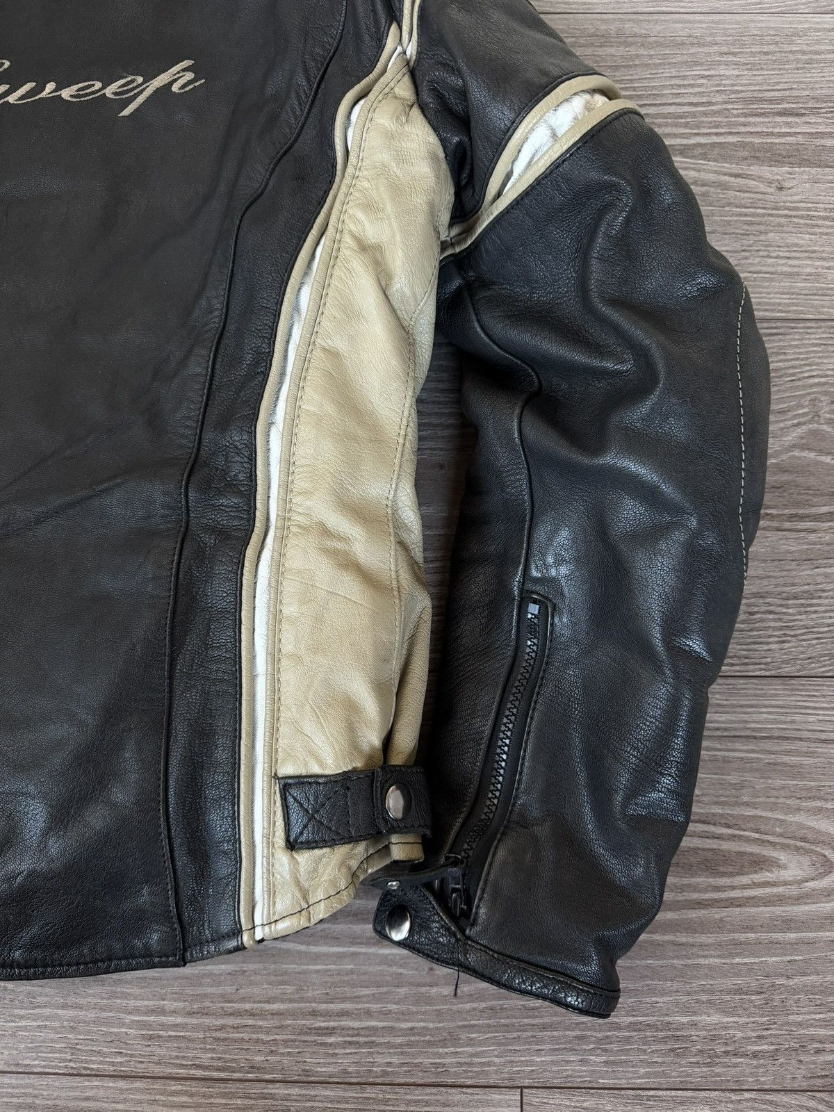 Other 100% Leather Sweep Euro Bike Motorsport Ykk Jacket Size S / US 4 / IT 40 - 22 Thumbnail