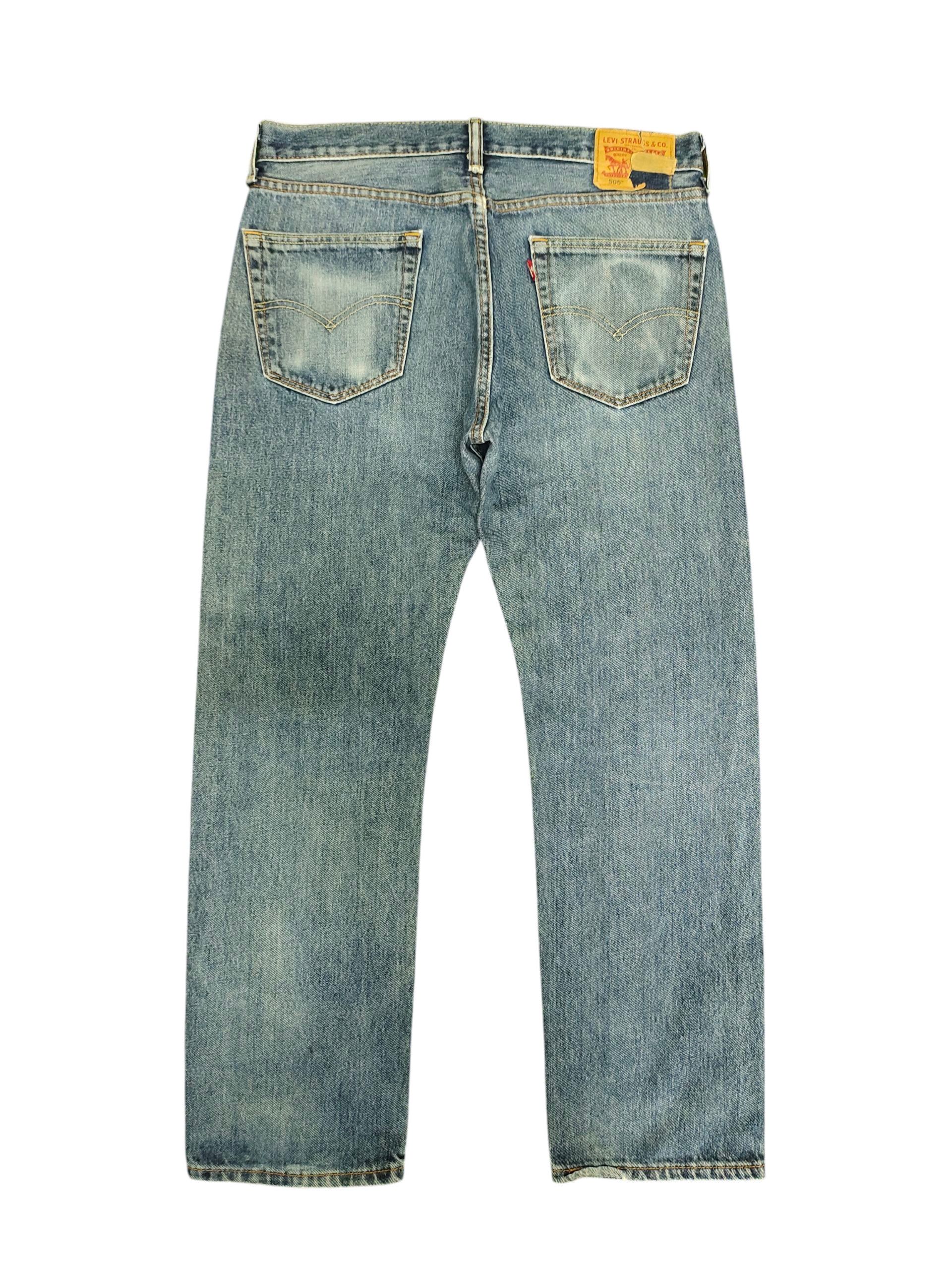 Kapital Vintage Levis 505 Sand Wash Clawmark Distress Denim Jeans Size US 33 - 8 Thumbnail