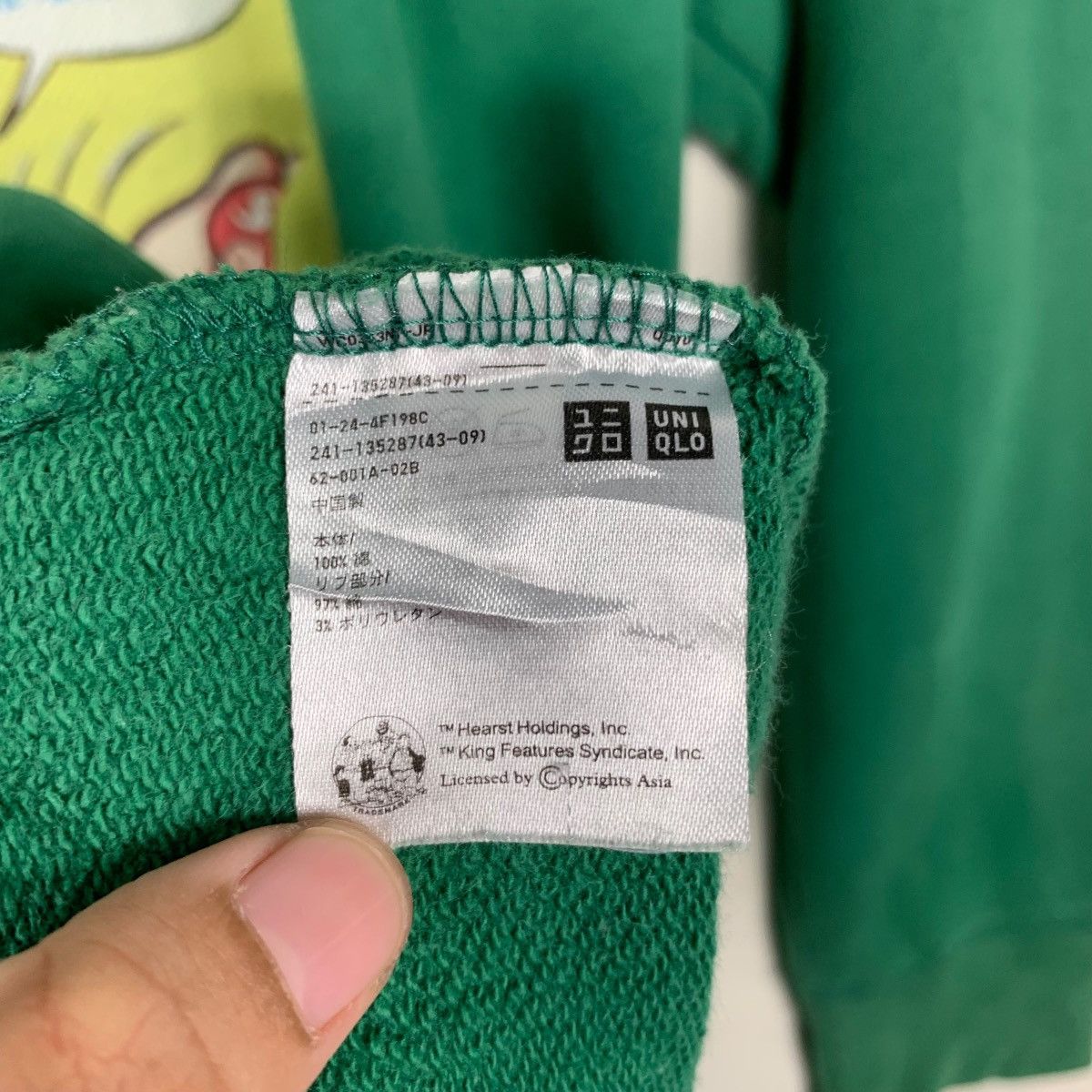 Uniqlo Uniqlo X Popeye The Sailorman Graphics Sweatshirt #1678-C75 Size US XL / EU 56 / 4 - 12 Thumbnail
