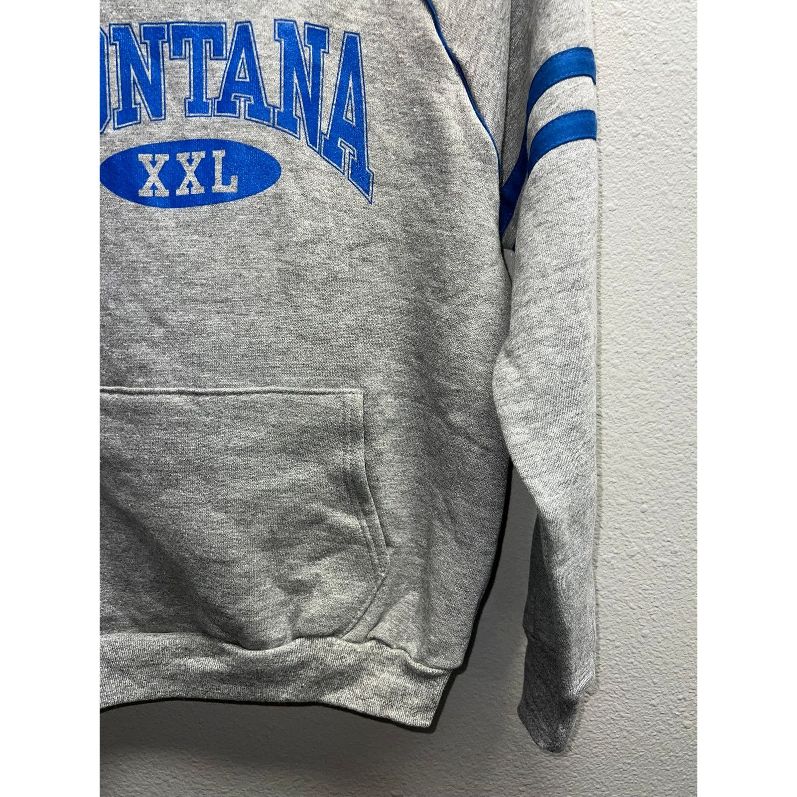 Jerzees 80s 90s Vintage Montana Hoodie Jacket Outerwear VTG M Blue Size US M / EU 48-50 / 2 - 5 Thumbnail