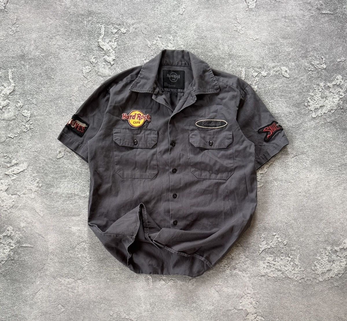 Hard Rock Cafe × Vintage Hard Rock🎸 Cafe S shirt button up polo tee T-shirt patchwork Size US S / EU 44-46 / 1 - 1 Thumbnail